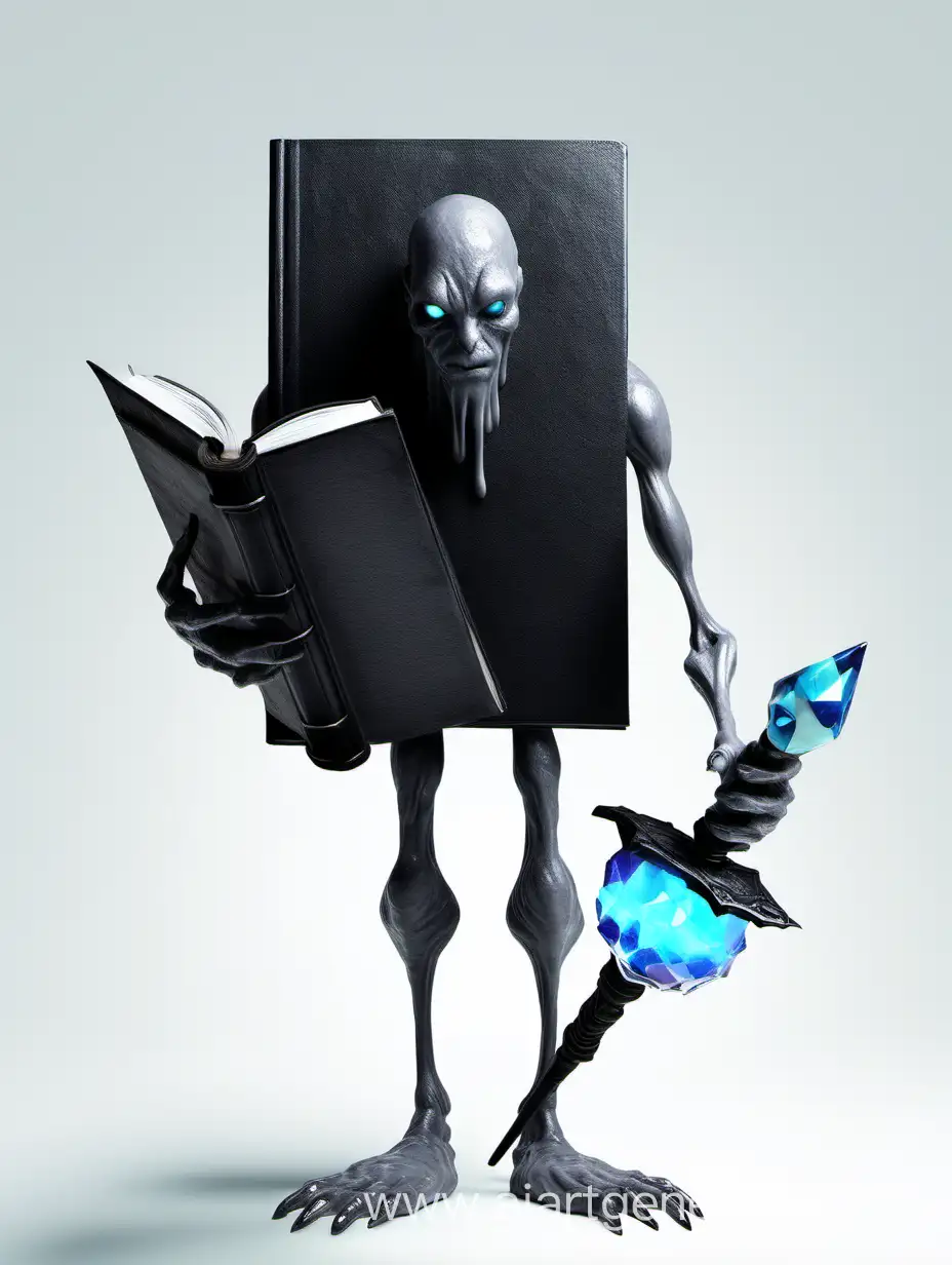 Ethereal-Gray-SlimePlasmoid-Wizard-with-Mystical-Book-and-Staff
