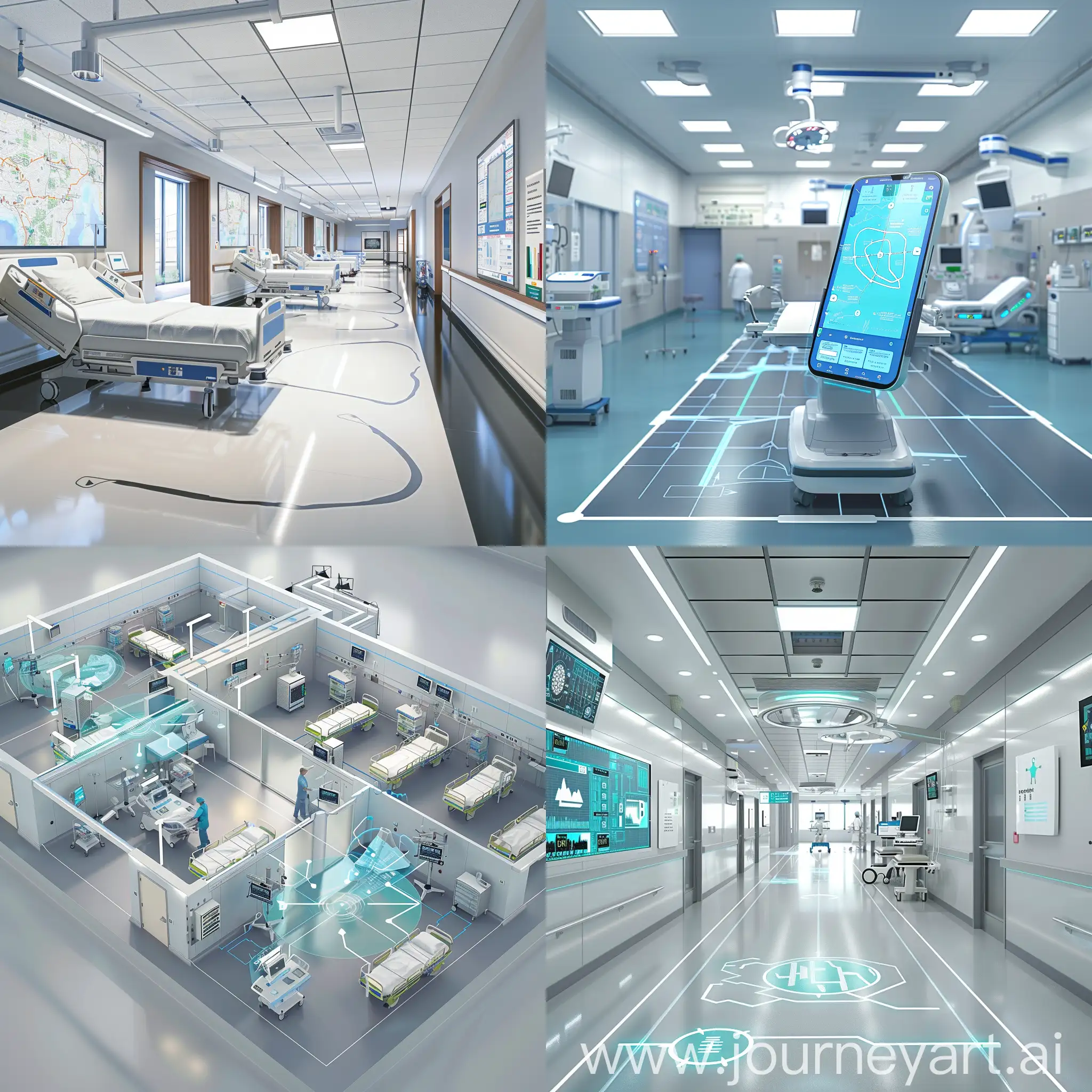 Give me hospital /helath care innovation in indoor GIS system image