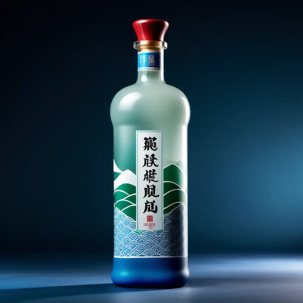  HighEnd Chinese Health and Wellness Liquor in Elegant Opaque Bottle