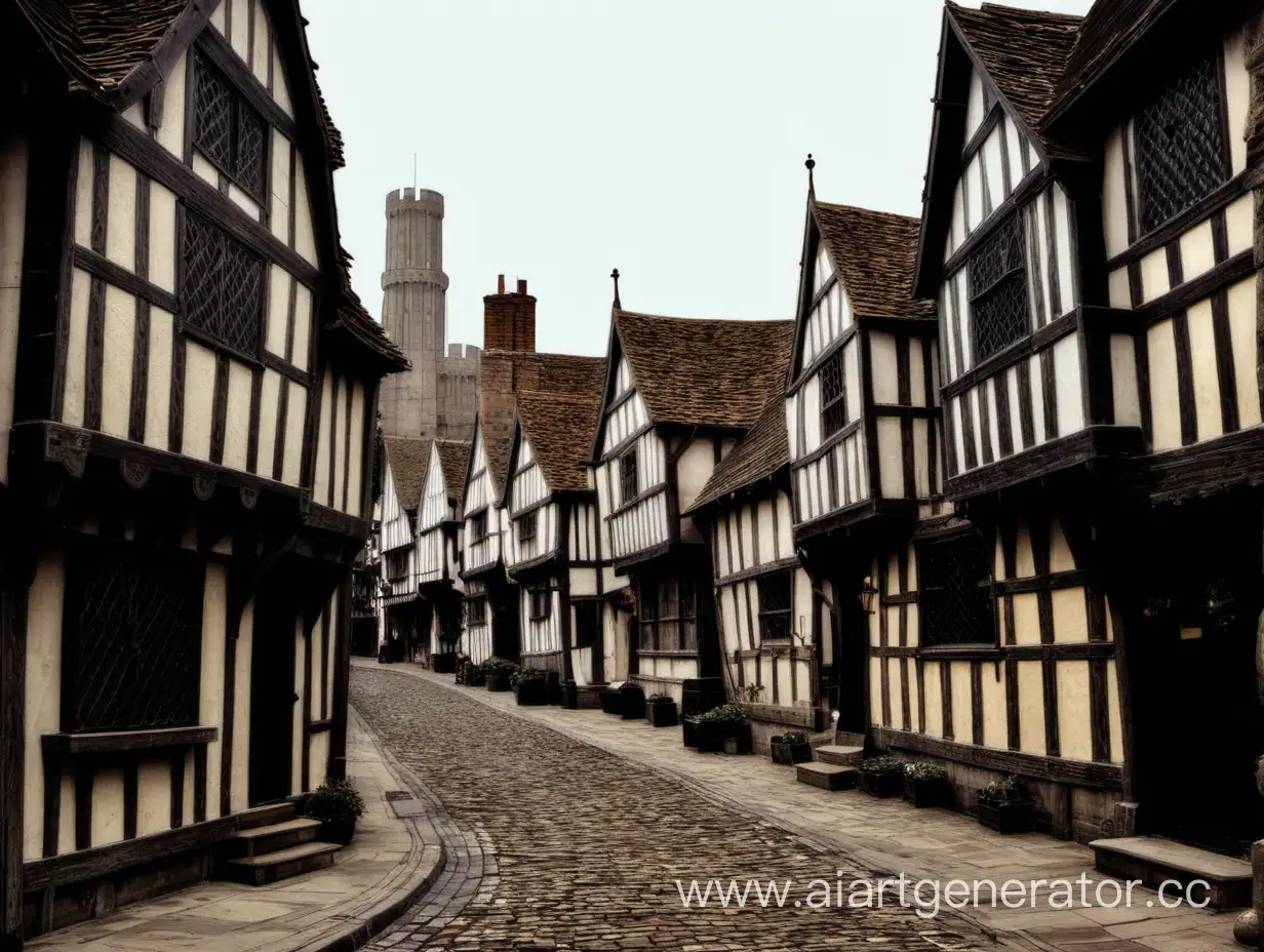 Enchanting-Scenes-on-a-Medieval-English-Street