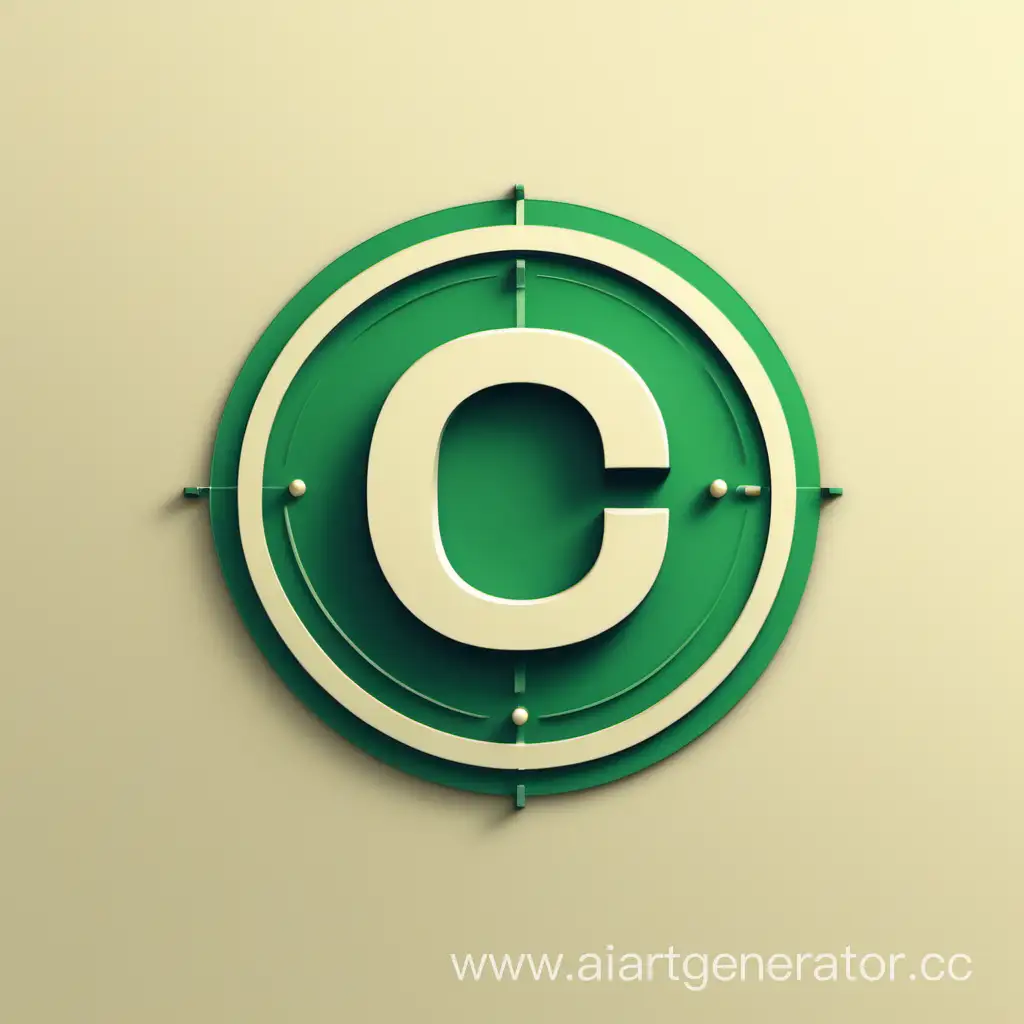The logo for the survey application. the letter "C"