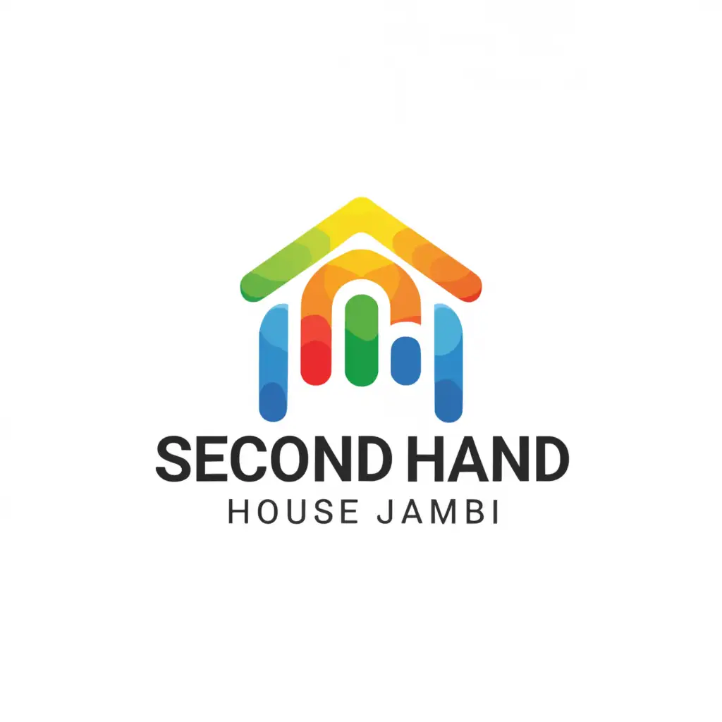 a logo design,with the text "Second-hand house Jambi", main symbol:House,Minimalistic,be used in Real Estate industry,clear background