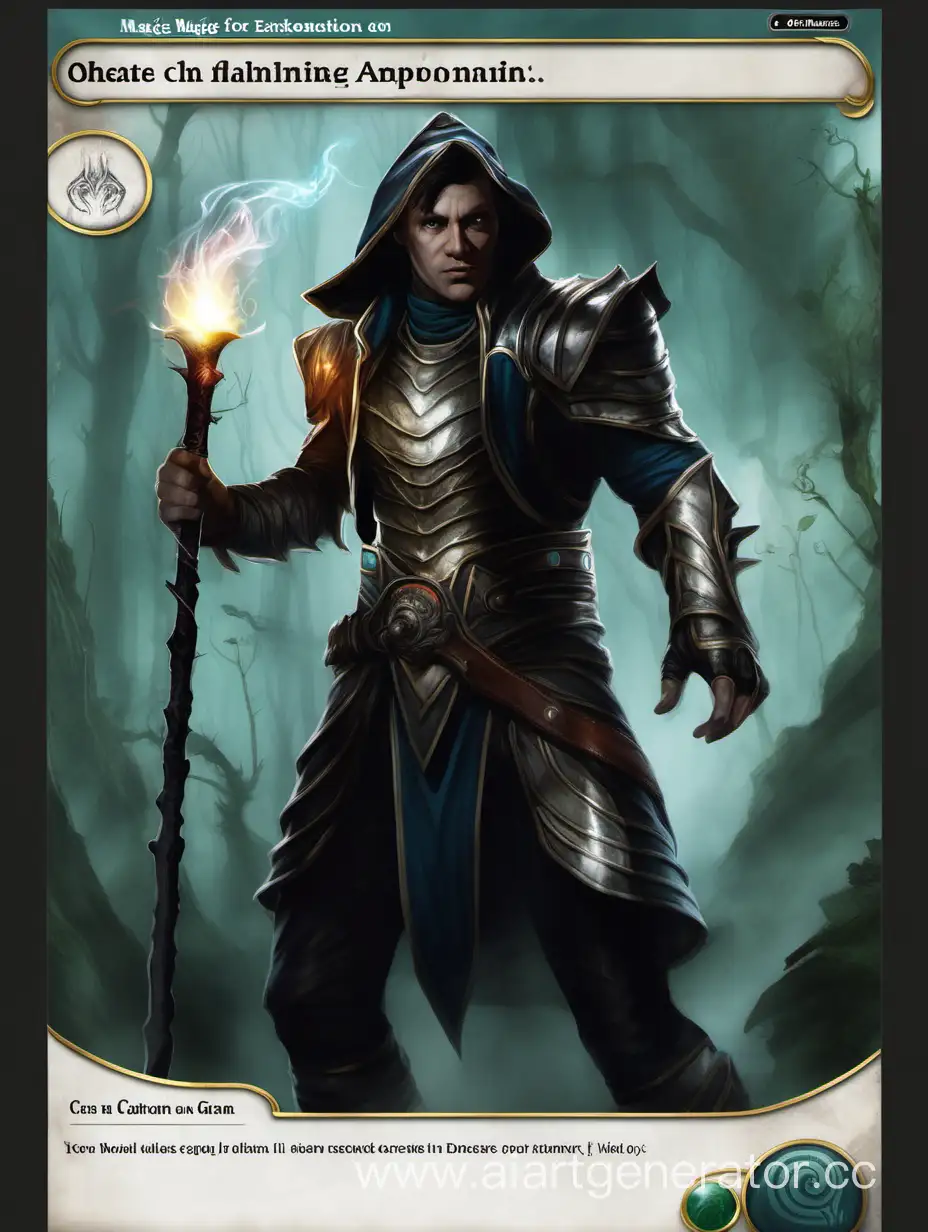 create a character for a new magic the gathering extension