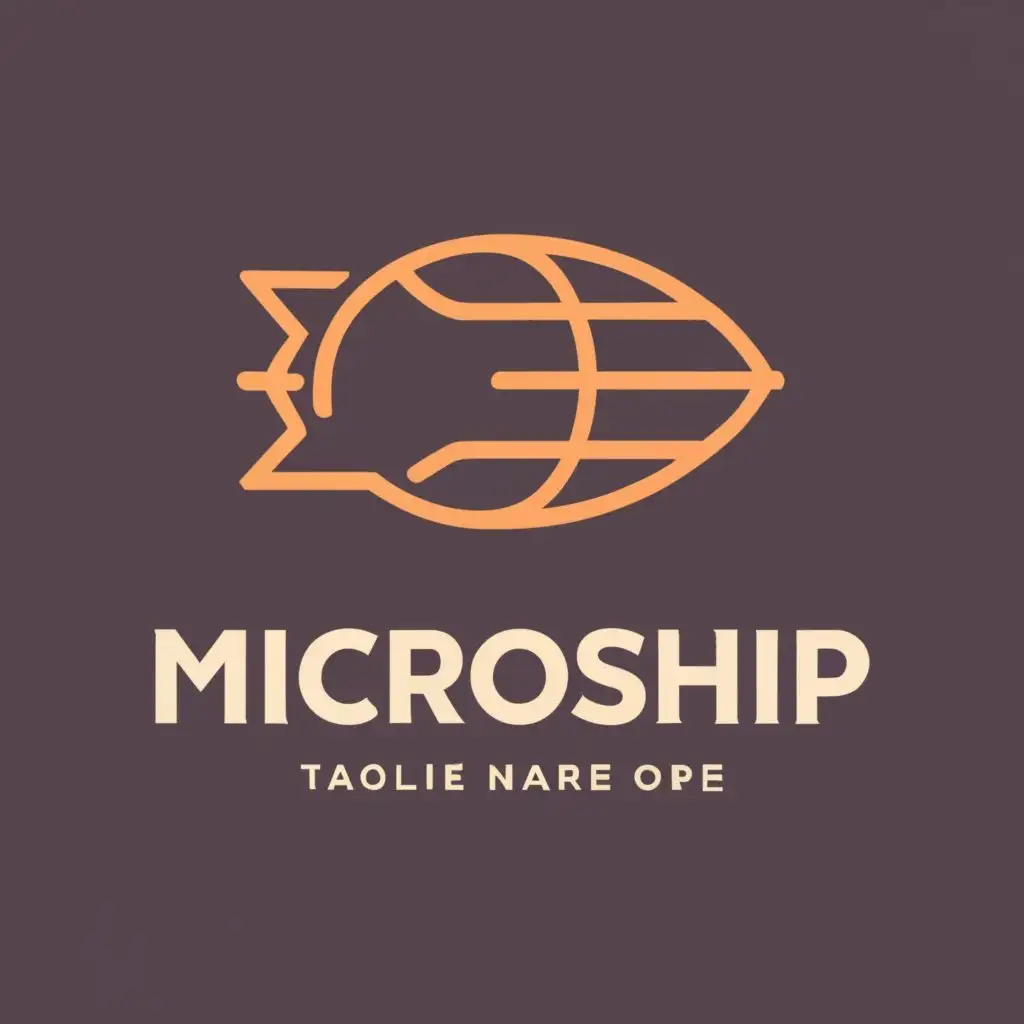 logo, typography, microship, airship, ship, electronic, be used in Technology industry & IT & shop