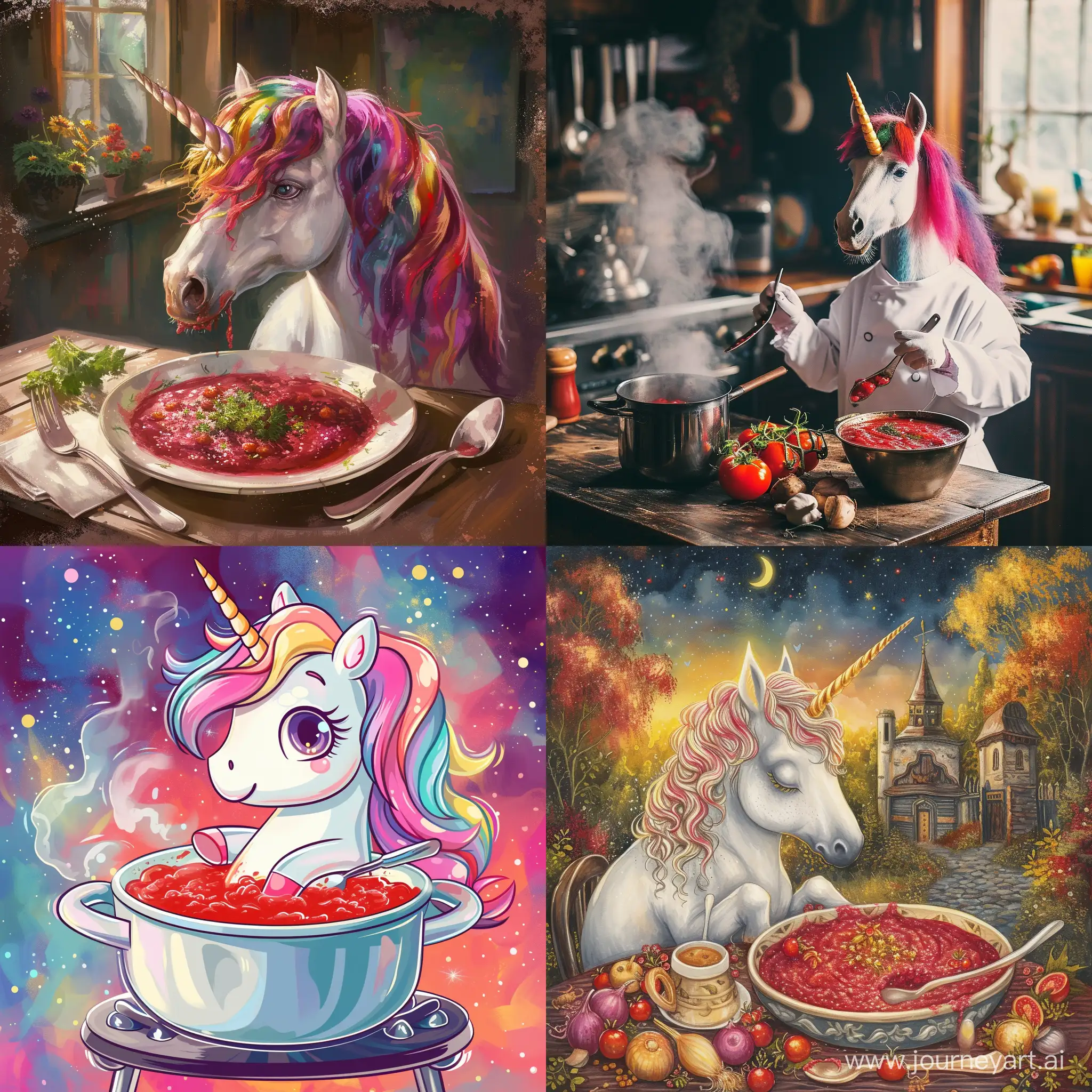 Enchanting-Unicorn-Chef-Prepares-Vibrant-Borscht
