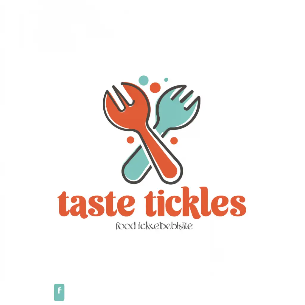 a logo design,with the text "Taste Tickles", main symbol:About a food recipe sharing website logo,Moderate,be used in Restaurant industry,clear background