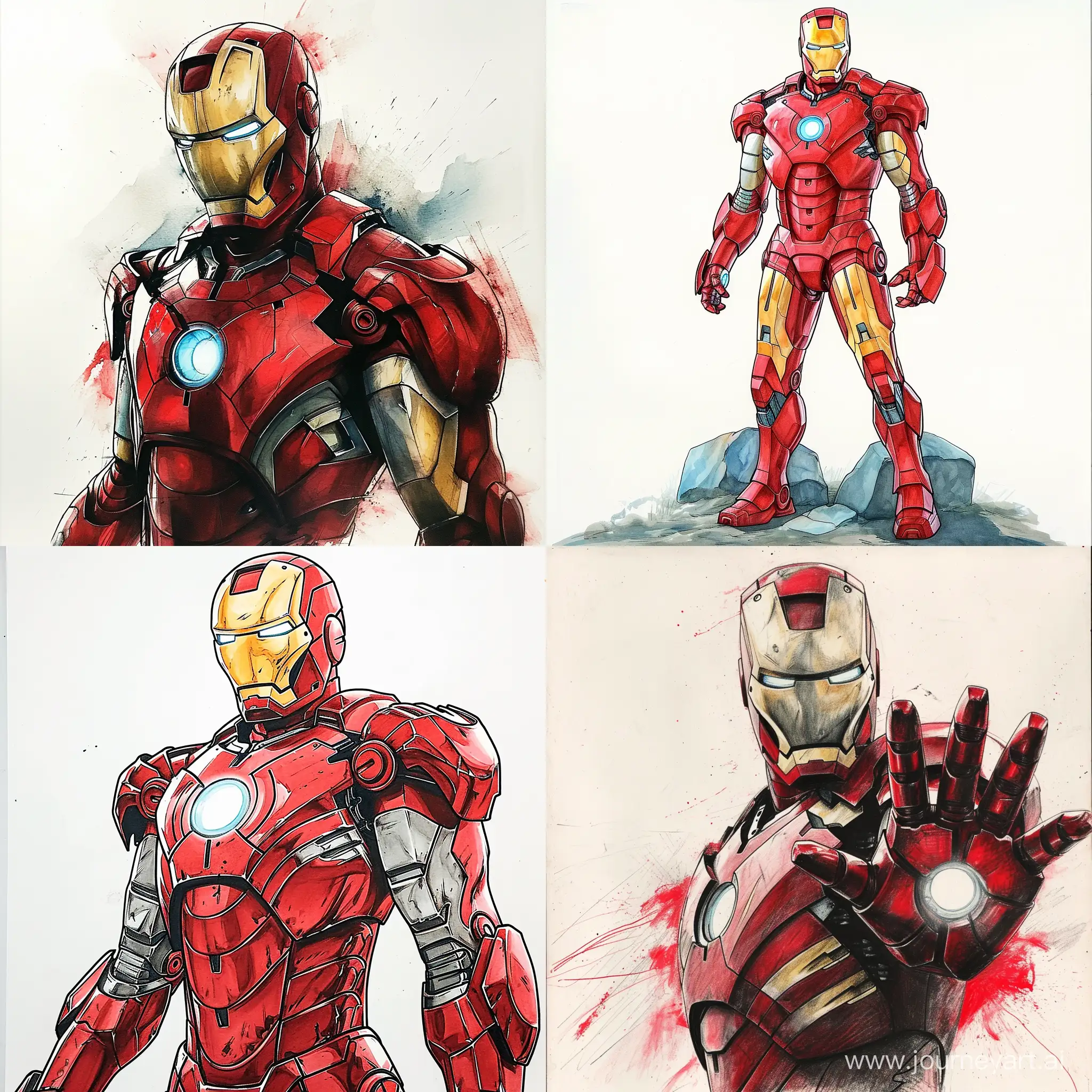 Iron-Man-in-Action-Powerful-Superhero-Illustration