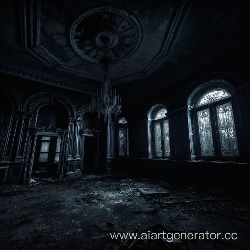 Eerie-Exploration-Discovering-Secrets-in-an-Abandoned-Gothic-Mansion