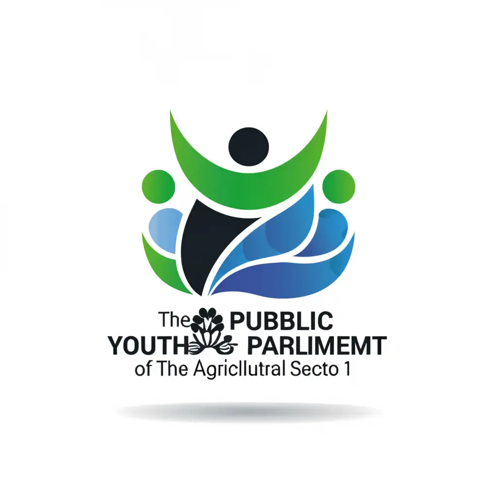a logo design,with the text "The public youth parliament of the agricultural sector 1 region", main symbol:people,Moderate,be used in Nonprofit industry,clear background
