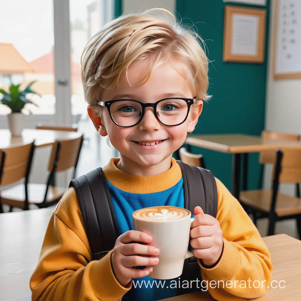 Smiling-Blond-Honor-Student-Holding-Coffee-Cup