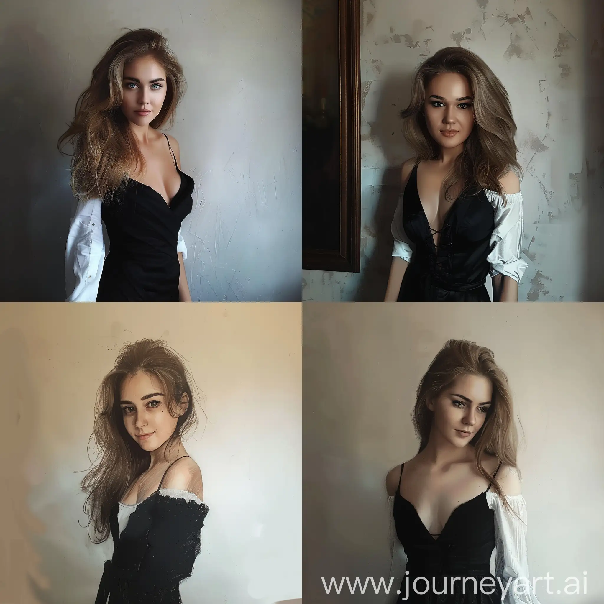 Elegant-Woman-in-a-Black-Dress-Portrait