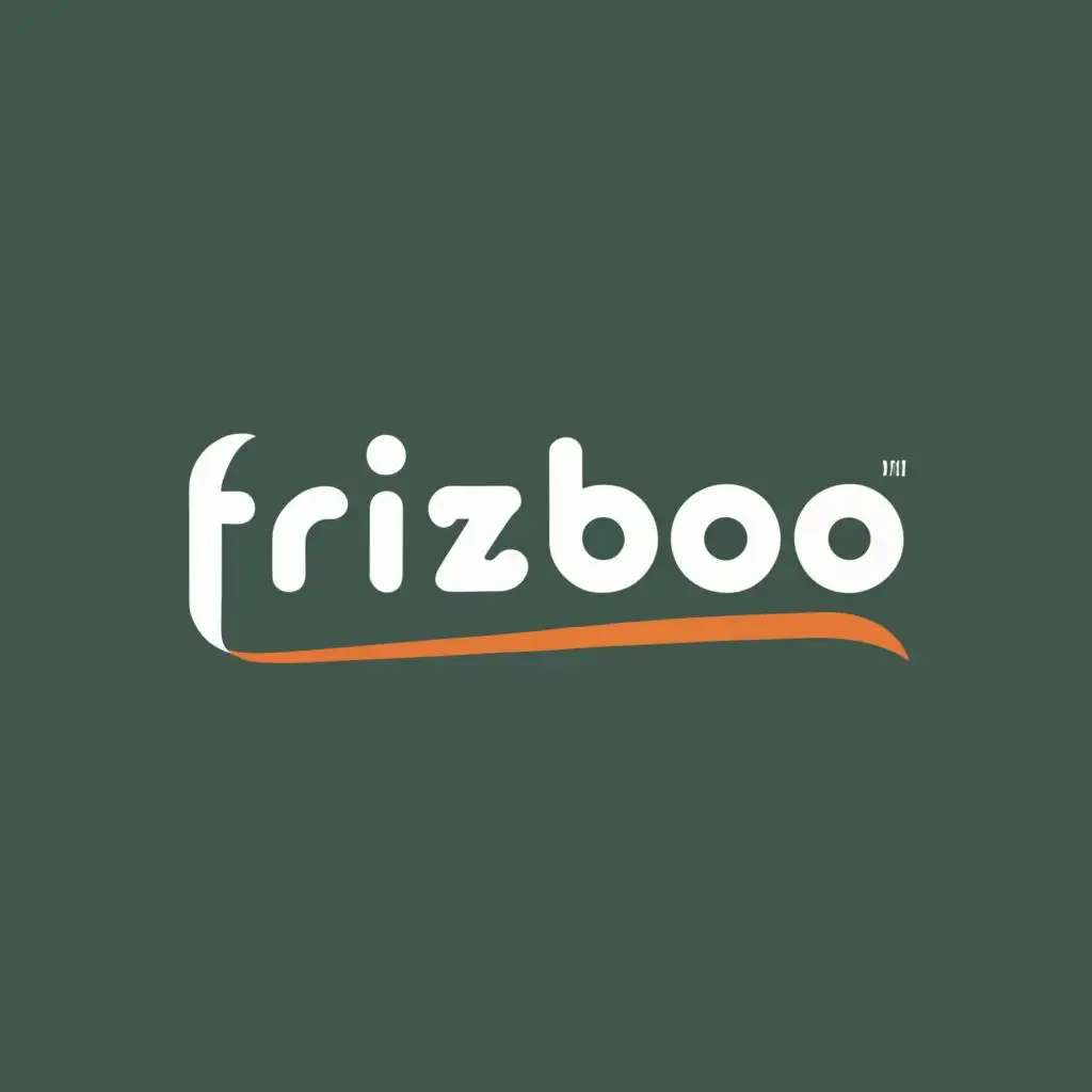 logo, Design based on the word frizboo, with the text "frizboo", typography, be used in Sports Fitness industry