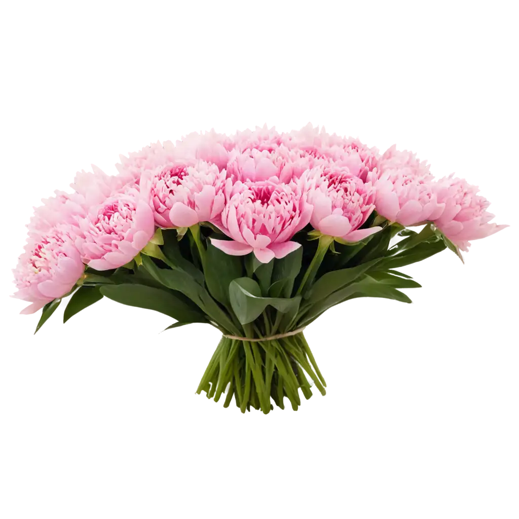 PINK PEONEY FLOWER BOUQUET