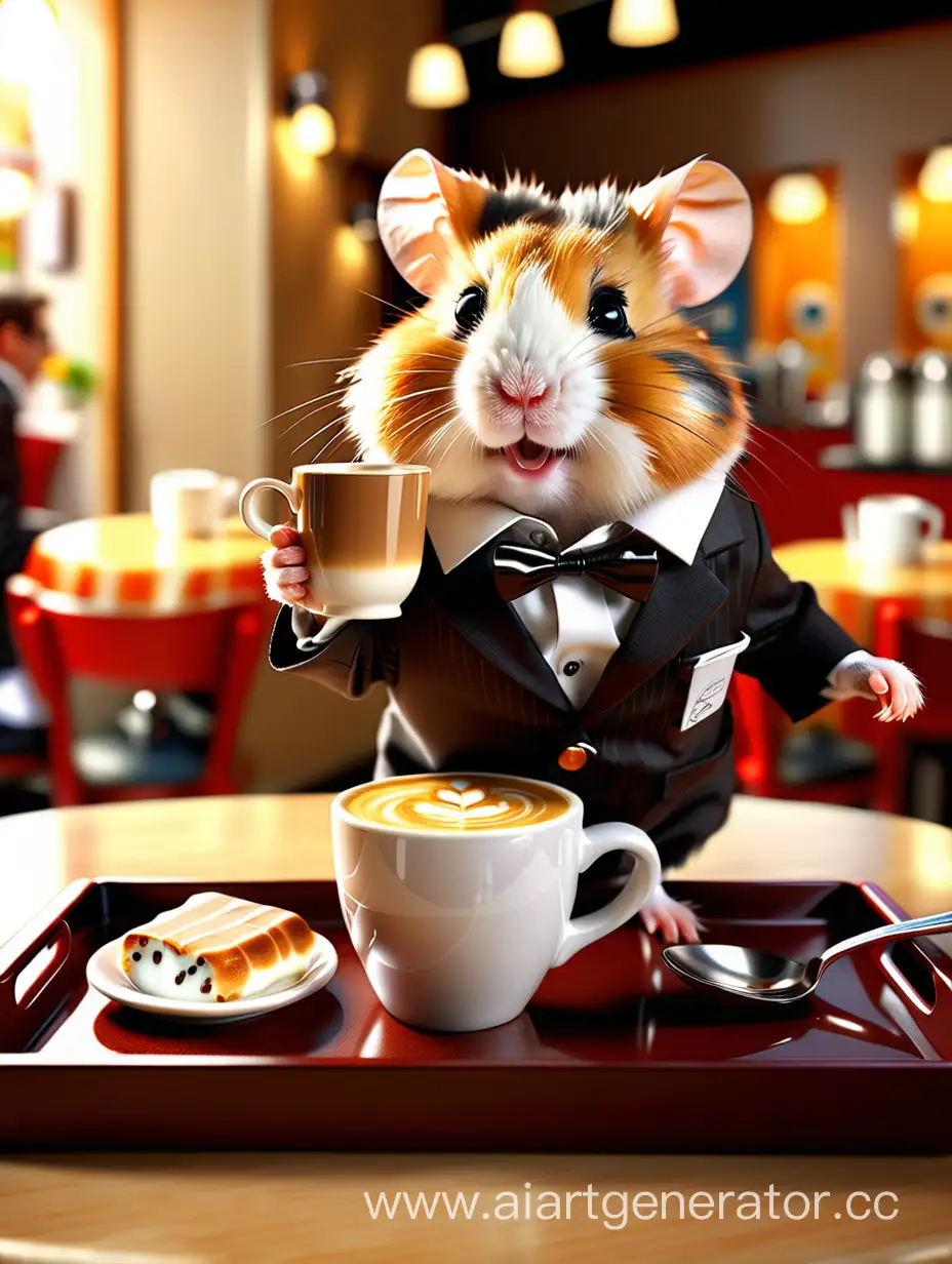 Friendly-Hamster-Waiter-Serving-Latte-Coffee-in-High-Resolution