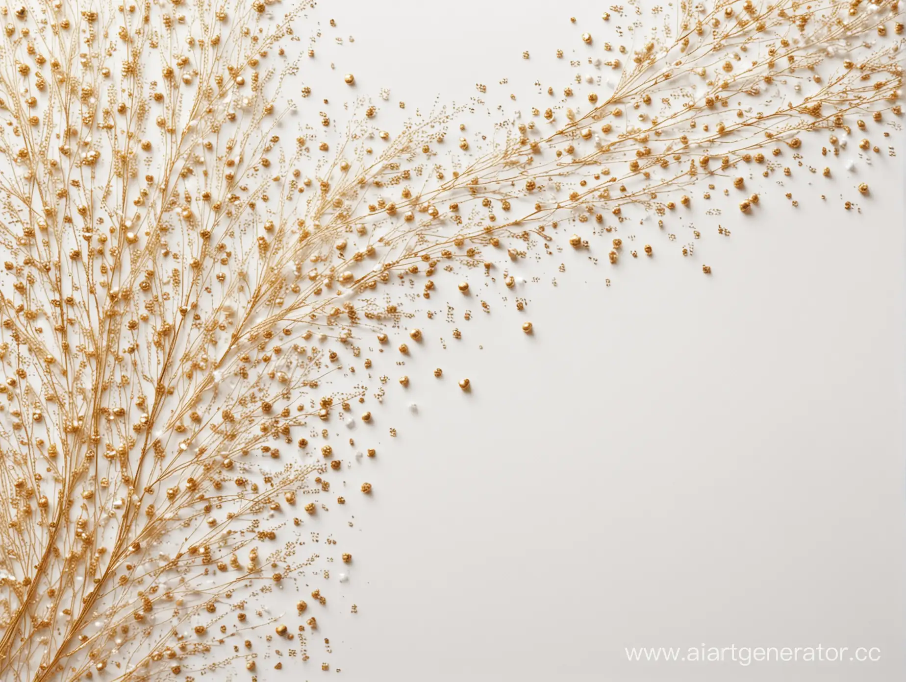 Shimmering-Golden-Threads-on-Pure-White-Canvas