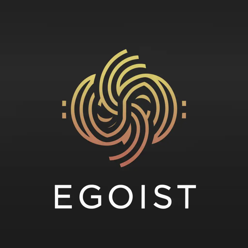 a logo design,with the text "Egoist", main symbol:chain,Moderate,be used in Beauty Spa industry,clear background