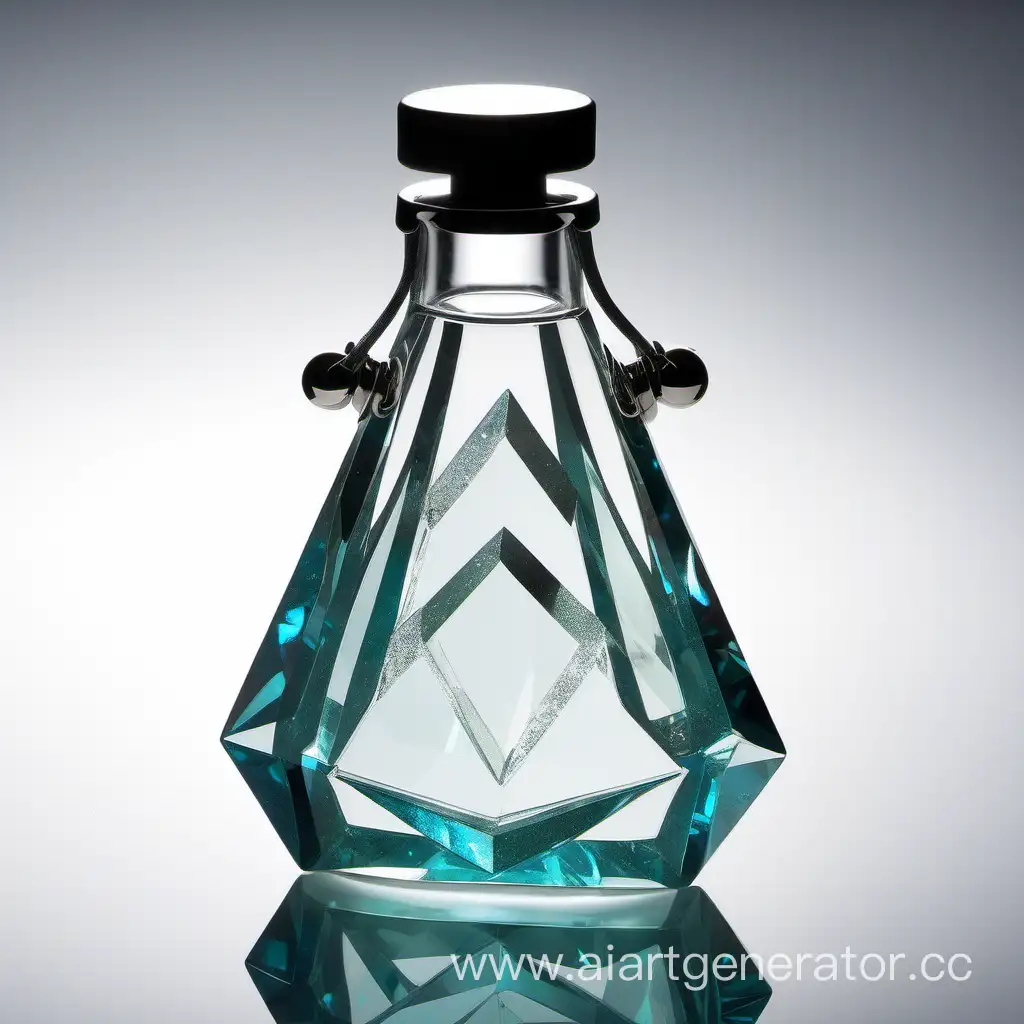 Exquisite-DiamondFilled-Glass-Flask-for-Elegance-and-Opulence
