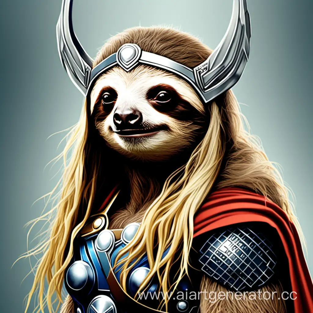 Mighty-Thor-Sloth-Adorable-Female-Sloth-Embraces-the-Power-of-the-God-of-Thunder