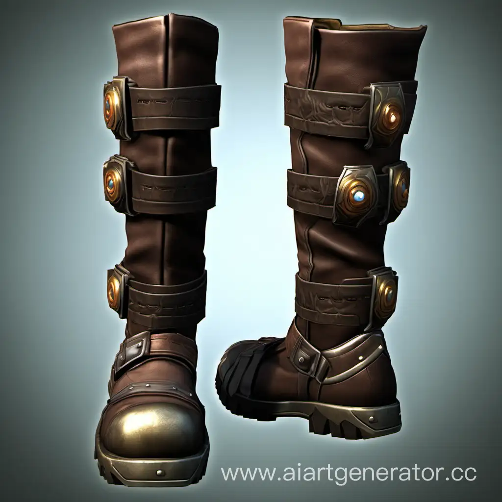 Dota-2-Power-Treads-Sturdy-Combat-Boots-with-Adjustable-Straps