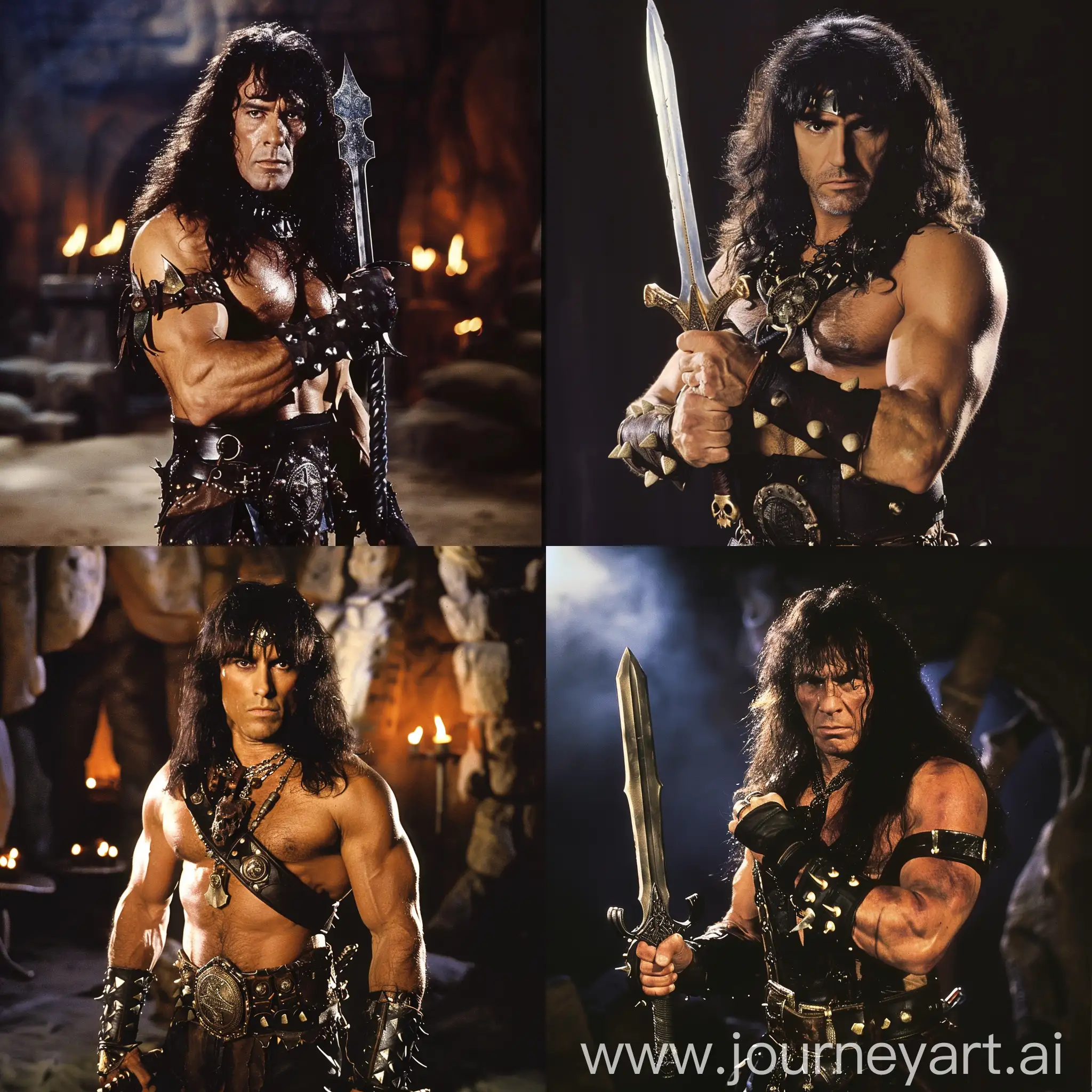 Ronnie James Dio as Conan the Barbarian