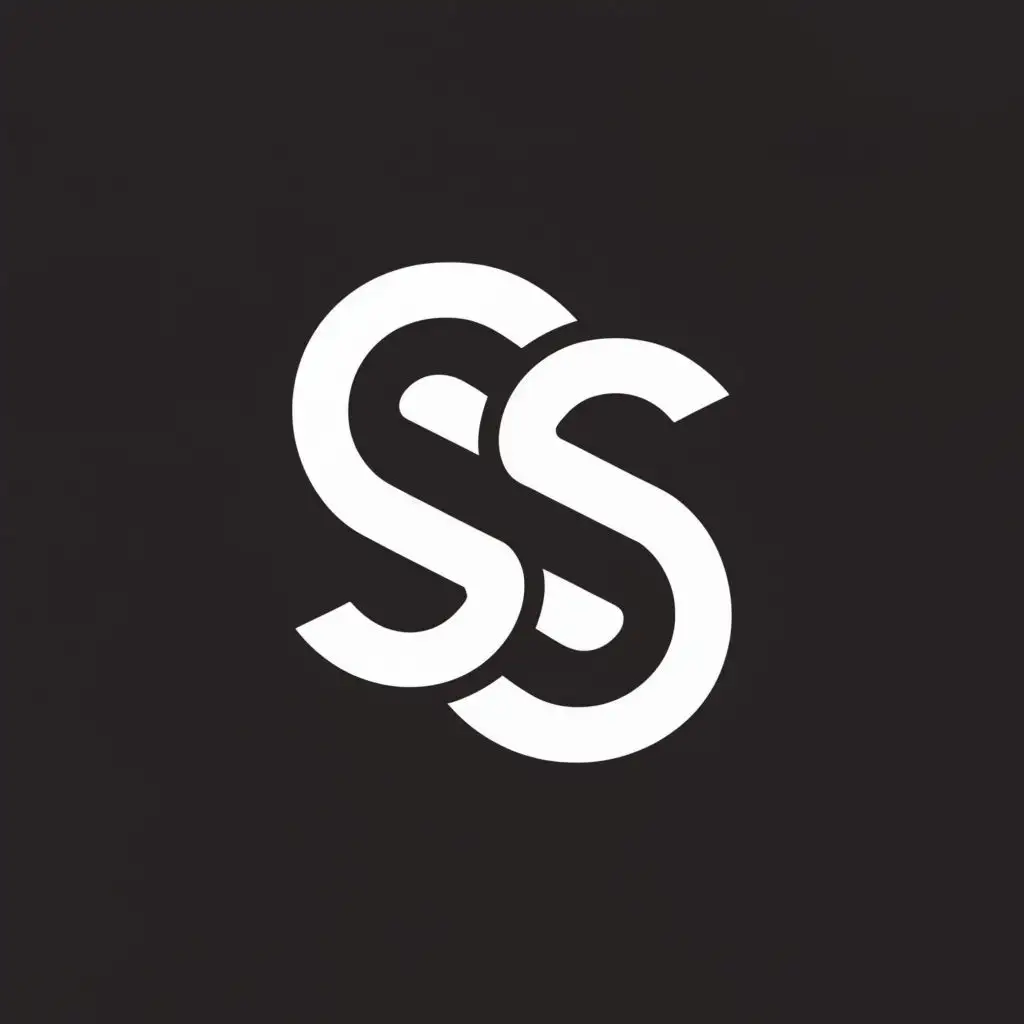 a logo design,with the text "SS", main symbol:Network Media Shuffle Share Web View,Moderate,be used in Internet industry,clear background