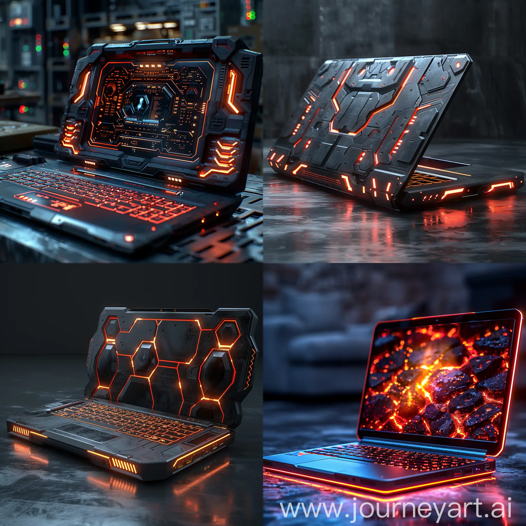 Futuristic-UltraModern-Laptop-with-HeavyDuty-Materials-and-HighTech-Design