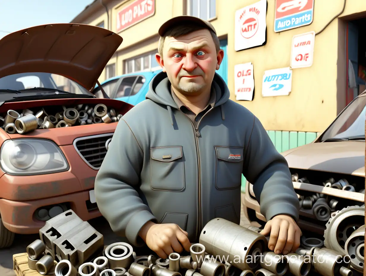 Олег, продавец авто запчастей
