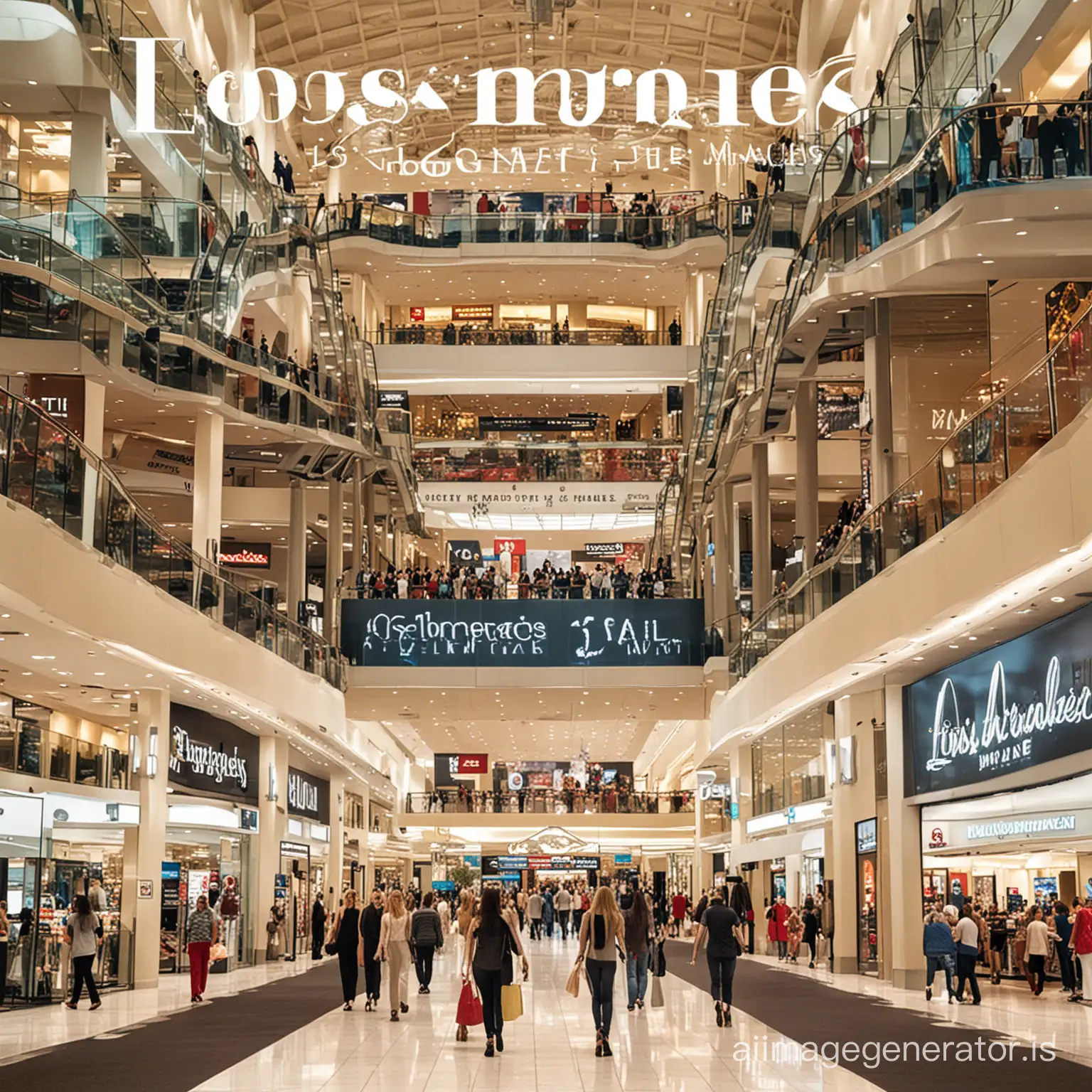 Los Angeles Magazine, Cover Images with the Top 10 Biggest Shopping Malls, Customers