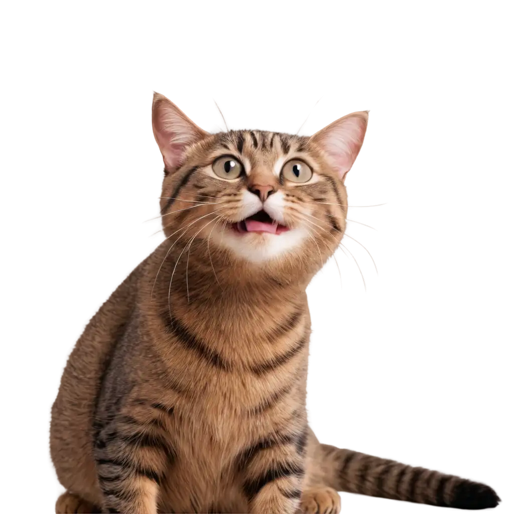 Happy-Cat-PNG-Delightful-Feline-Illustration-for-Online-Content