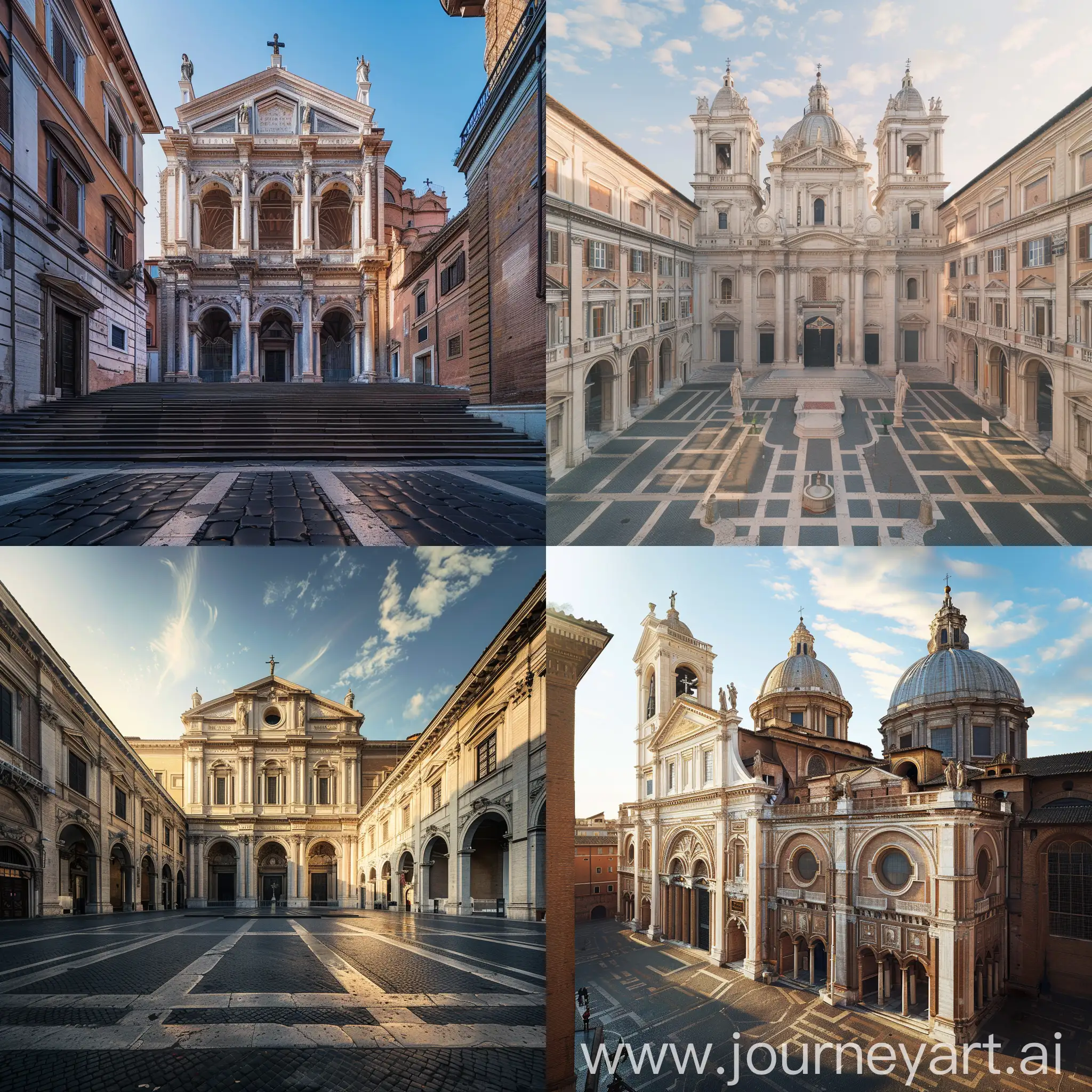 4k quality cinematic photo of Archbasilica of Saint John Lateran cathedral 