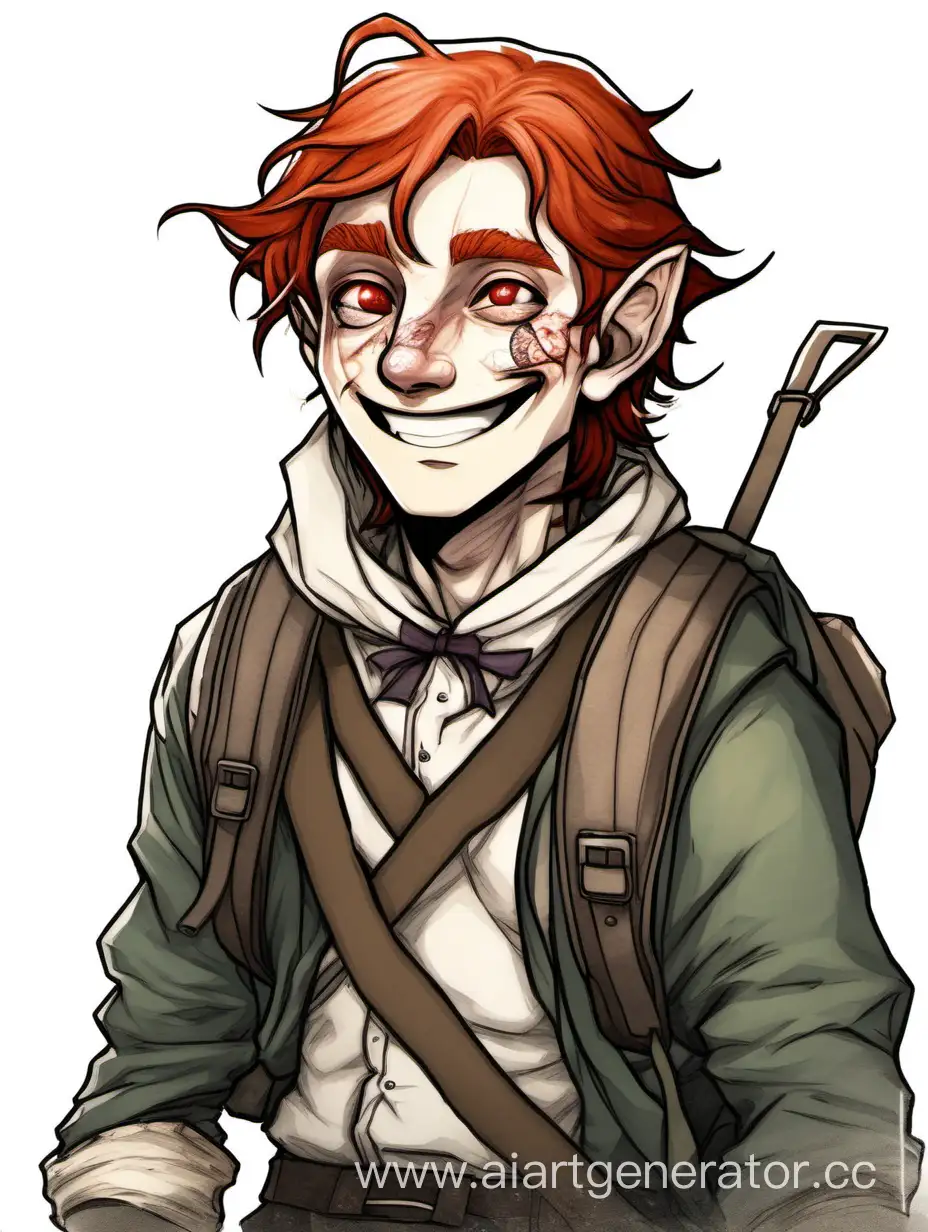 Smiling-HalfElf-Adventurer-with-Bow-and-Mysterious-Eye-Bandage