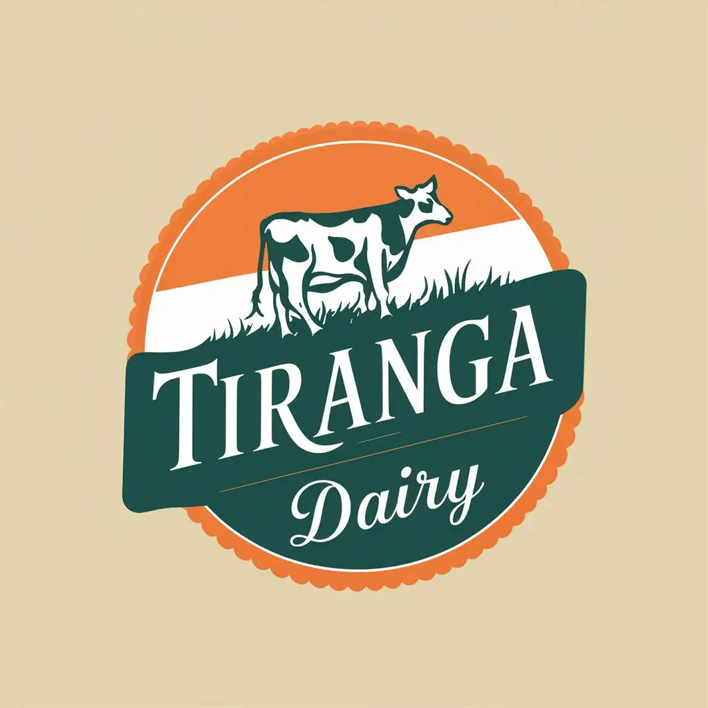 LOGO-Design-for-Tiranga-Dairy-Celebrating-Organic-Indian-Milk