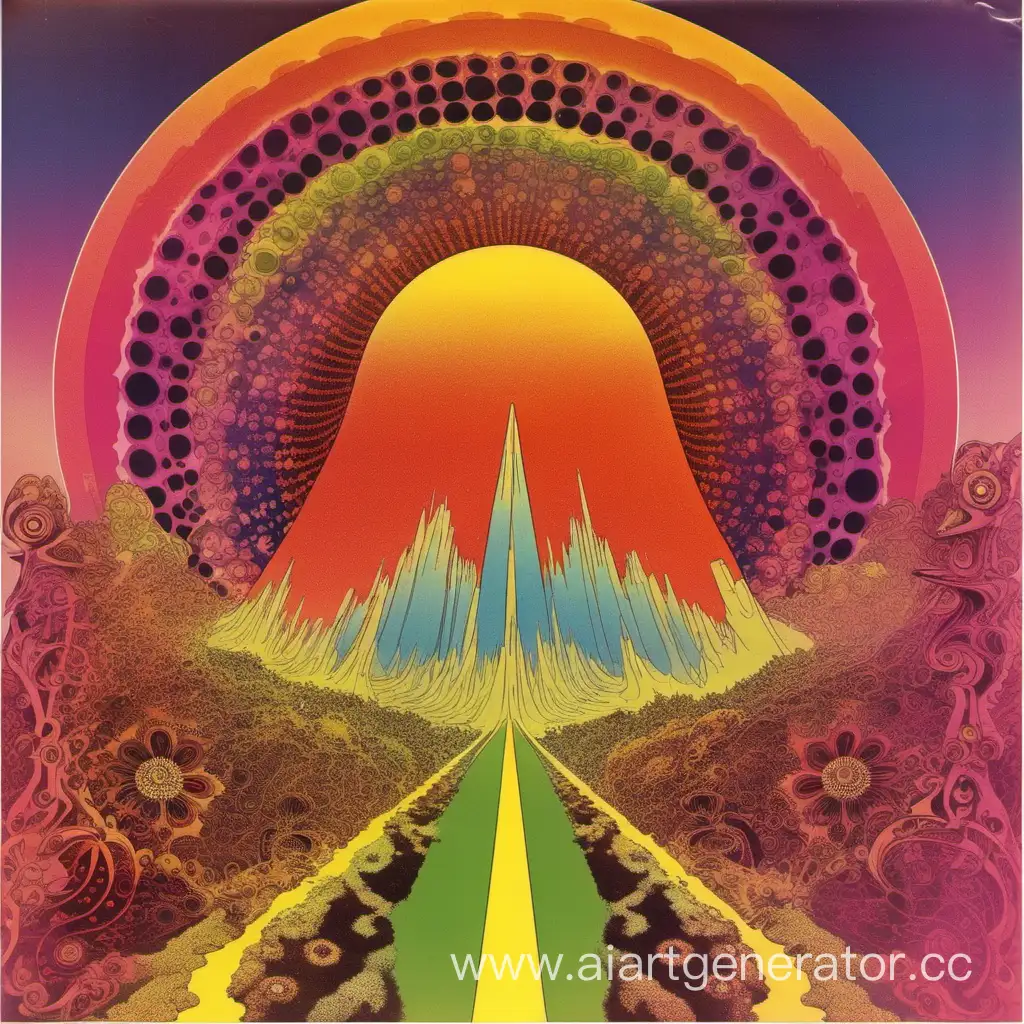 70's psychedelic album cover