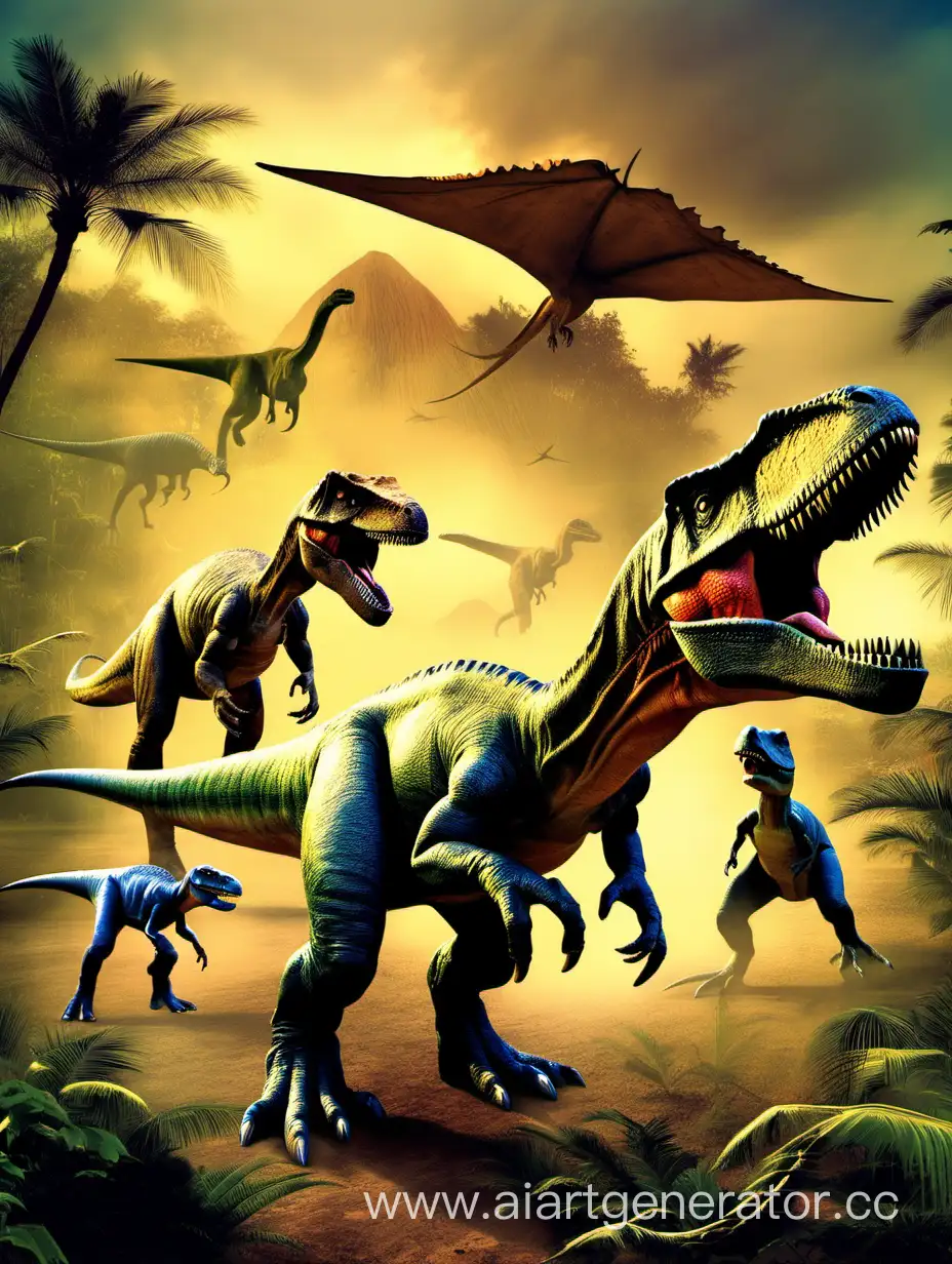 Mesozoic-Majesty-A-Glimpse-into-the-Era-of-Dinosaurs