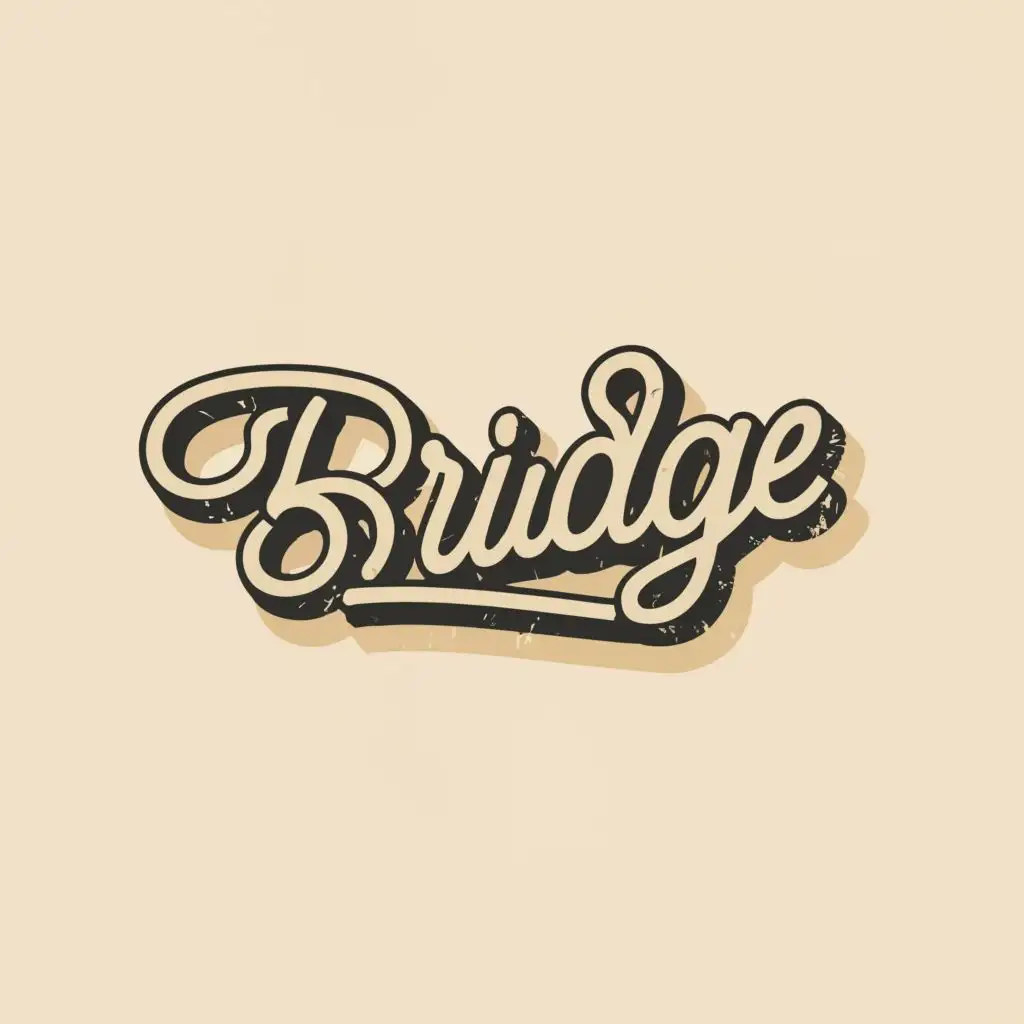 logo, pant, with the text "bridge", typography