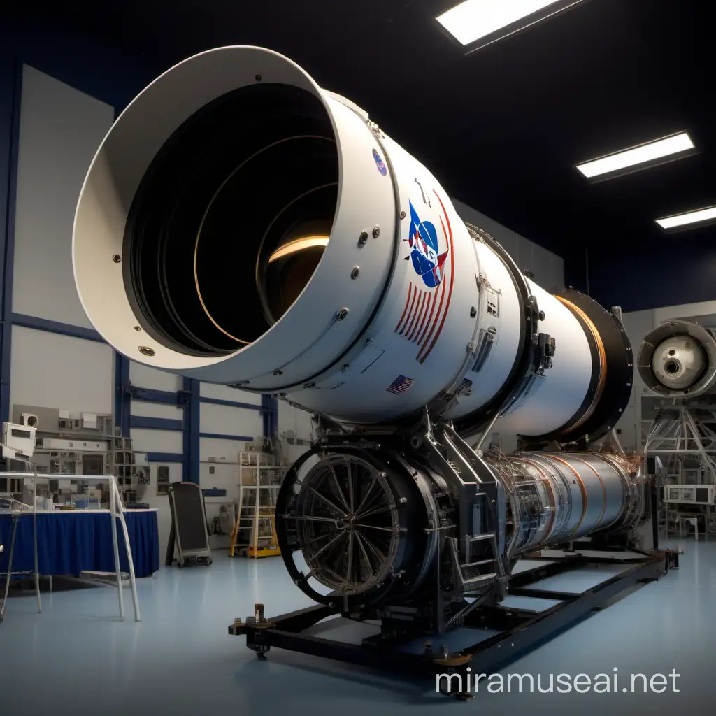 c'est une fusée ultra réaliste et riche en détails d'un objectif  photo Fujinon xf géant  modifié en fusée de la nasa