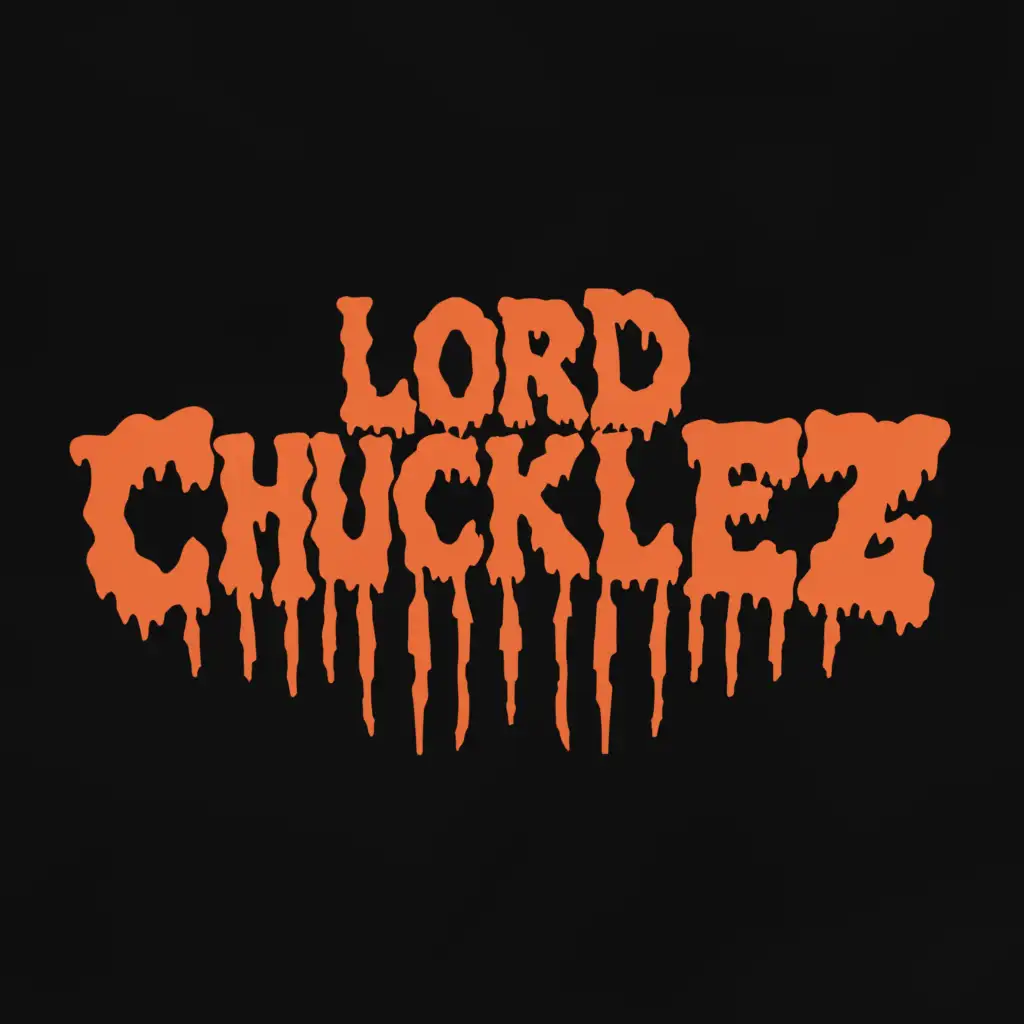 a logo design,with the text "Lord Chucklez", main symbol:Just letters scary,Moderate,be used in Internet industry,clear background