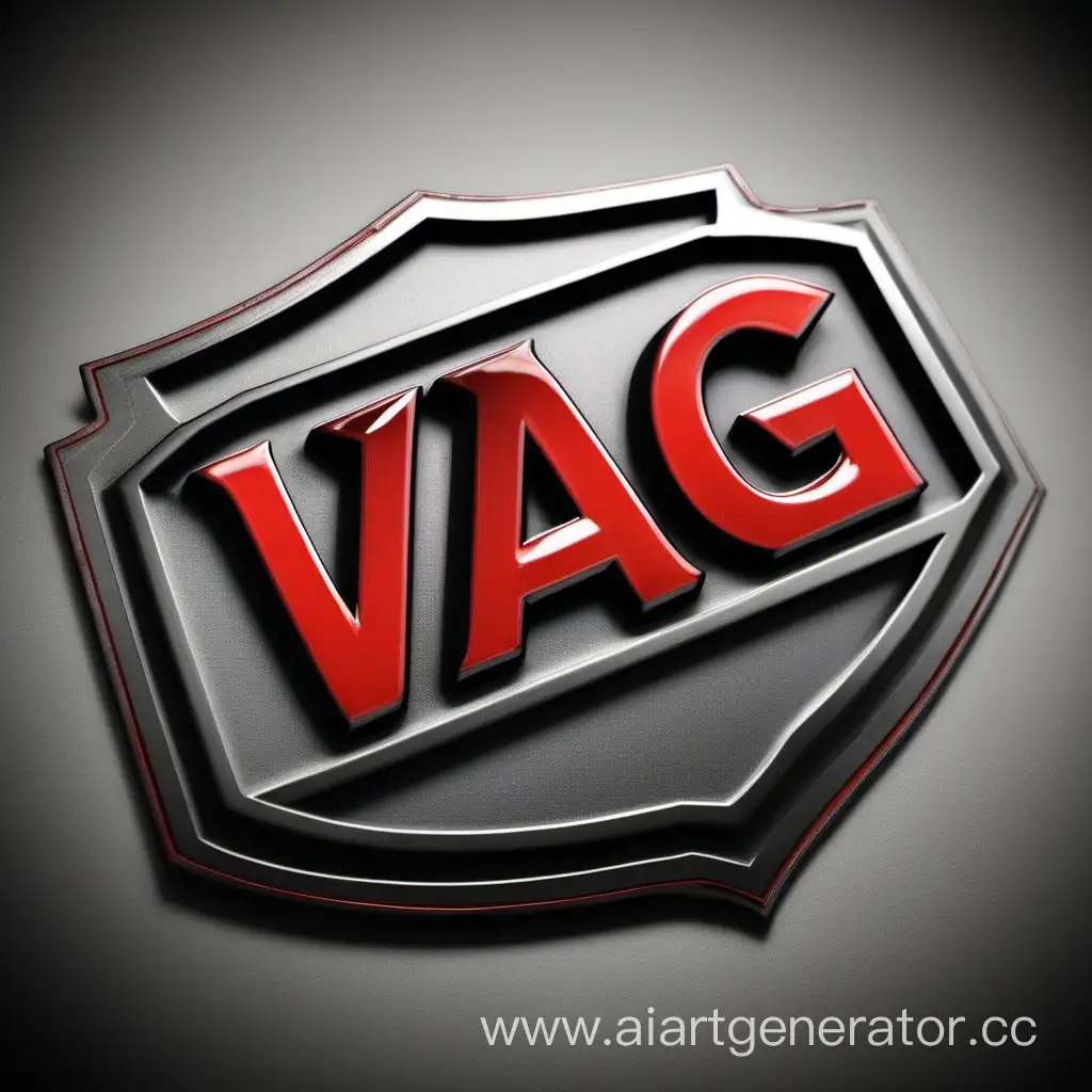 эмблема VAG Private с красной надписью центру - iProgPro