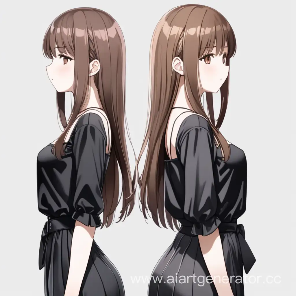 Anime-Style-BrownHaired-European-Girl-in-Black-Outfit-2D-Views