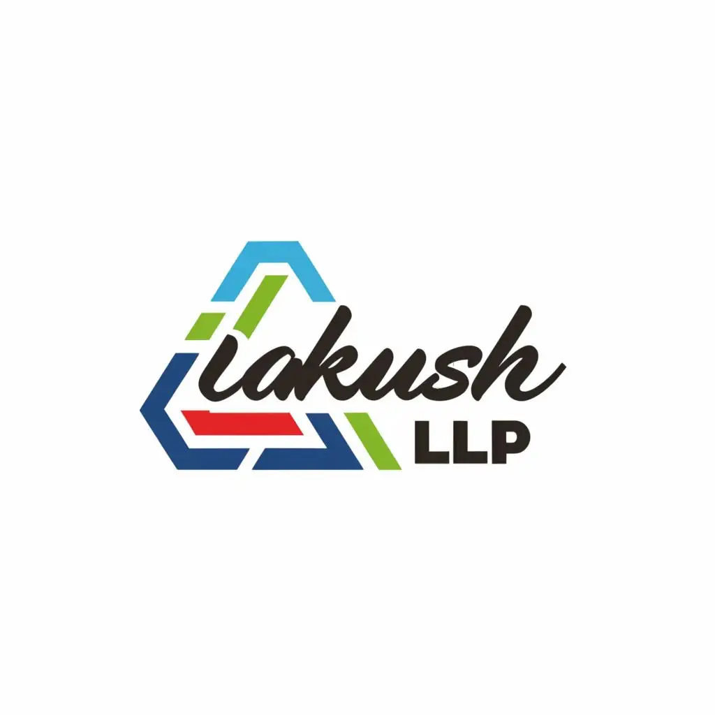 logo, Lakush, with the text "Lakush LLP", typography, be used in Technology industry