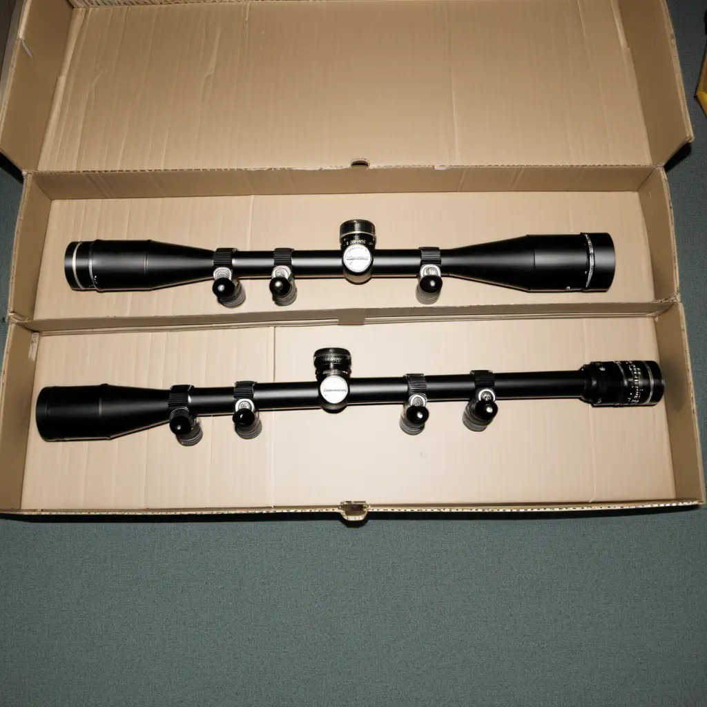 Precision Optics Array of Fifteen Schmidt Bender PM II 5 Riflescopes in Packaging