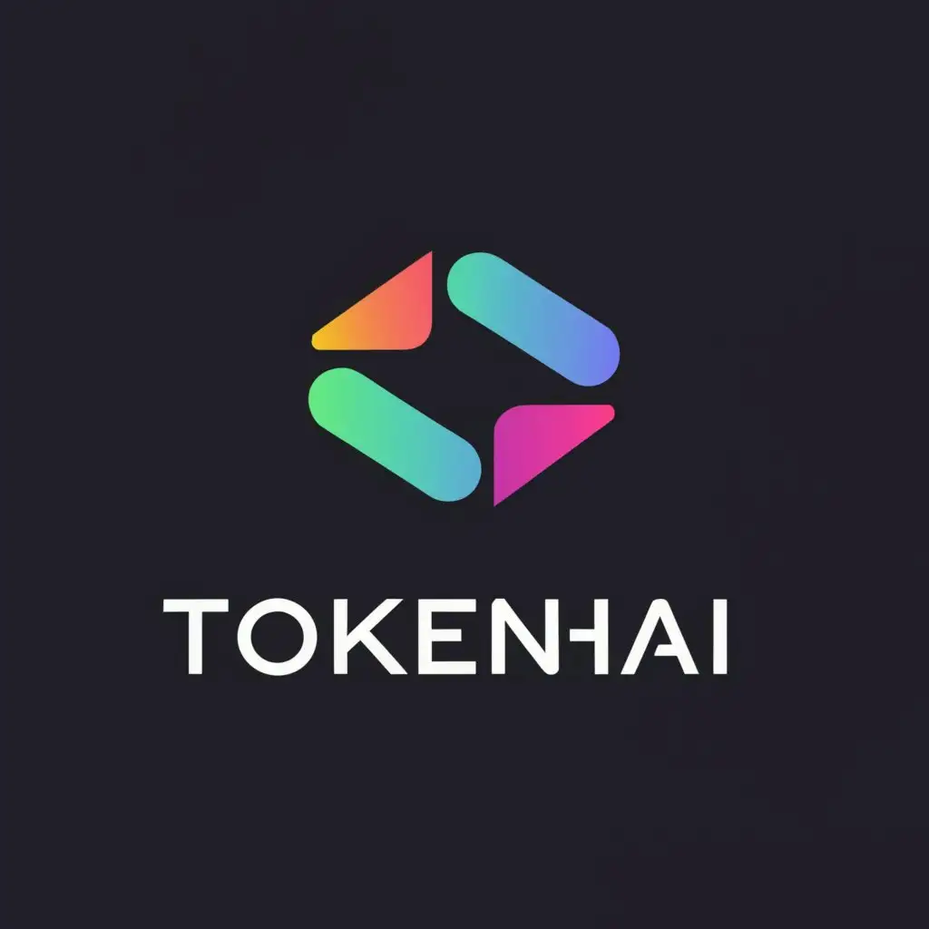 a logo design,with the text "TokenhAI", main symbol:Fast,Moderate,be used in Technology industry,clear background