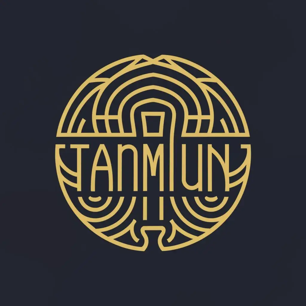 logo, weath, with the text "tanmun", typography, be used in Religious industry