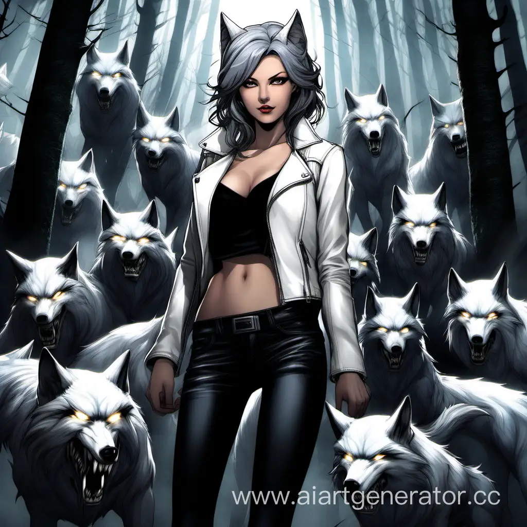 Mysterious-Woman-with-Wolf-Features-in-Enchanted-Forest