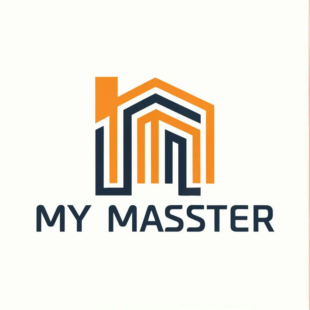 a logo design,with the text "My master", main symbol:home,Moderate,clear background