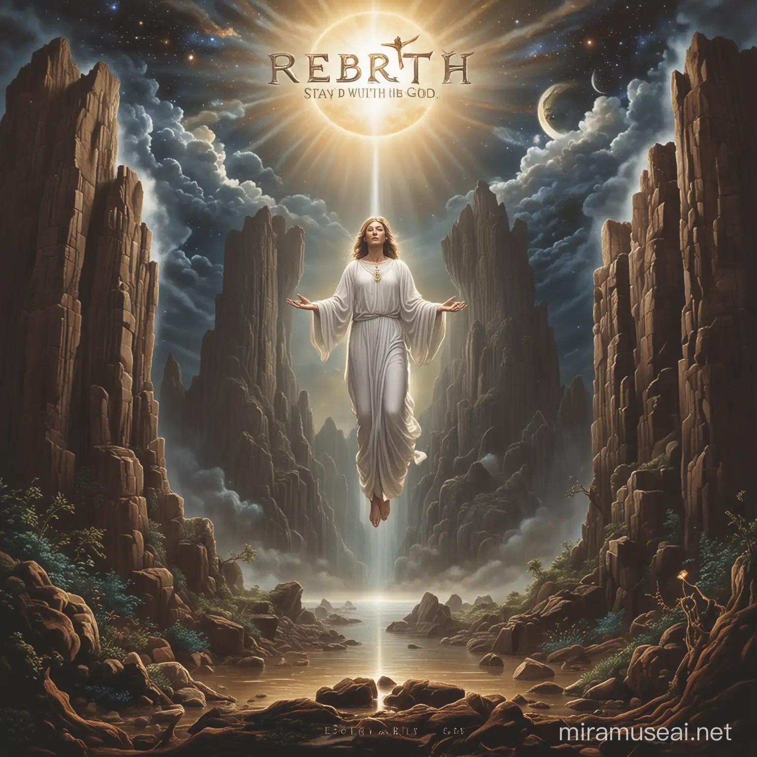 Spiritual Rebirth with Divine Presence Album Cover Art