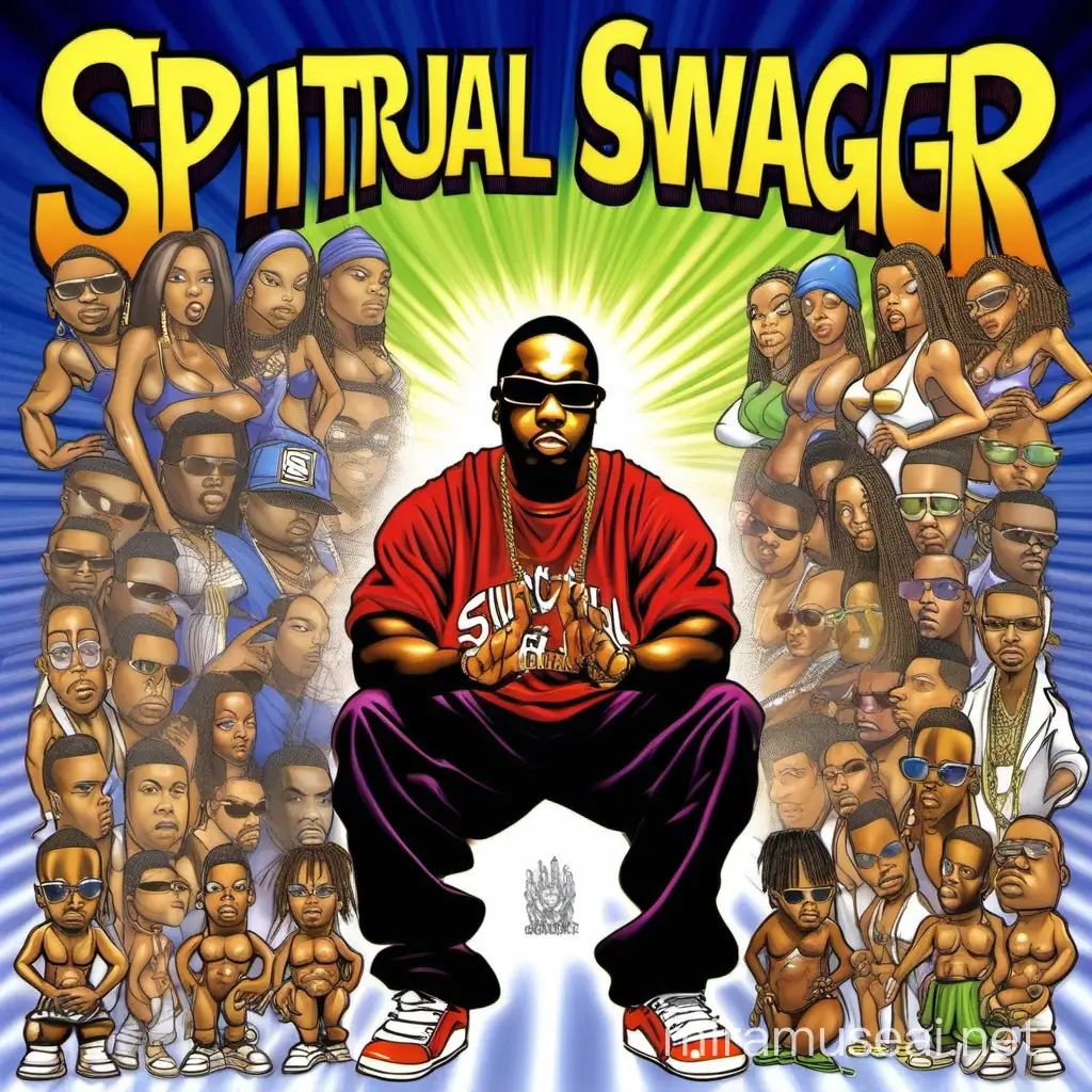 Spiritual Swagger 2004 Rap Album Cover Cartoon Model