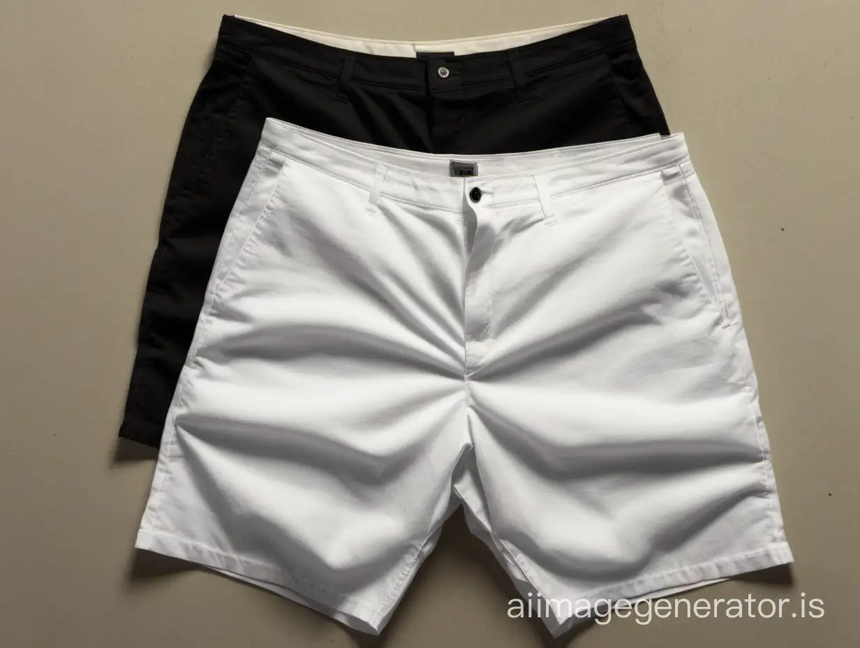 Contrast-Cotton-Shorts-Stylish-Monochrome-Division