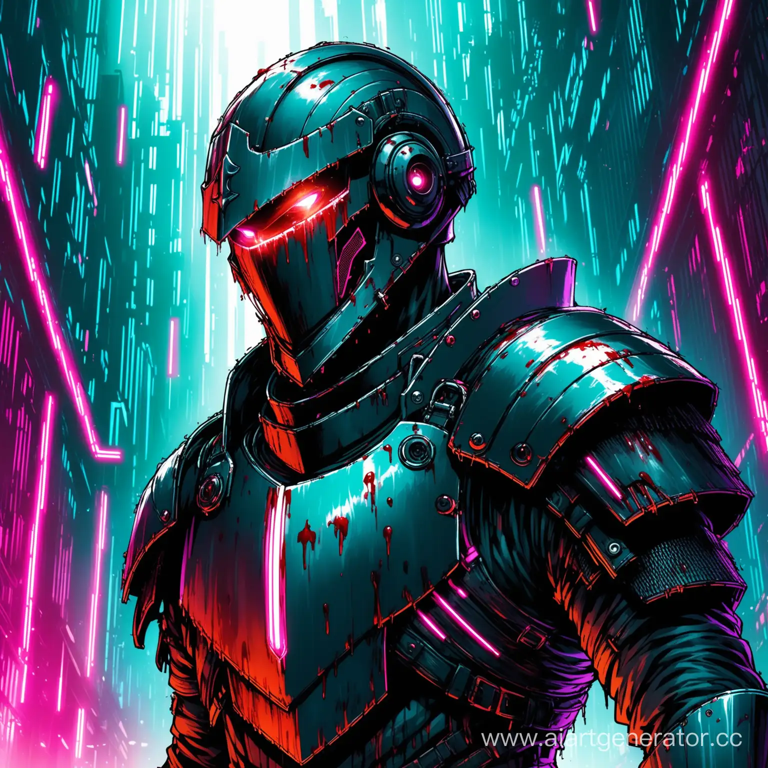 Intense-Cyberpunk-Knight-with-Bloody-Helmet