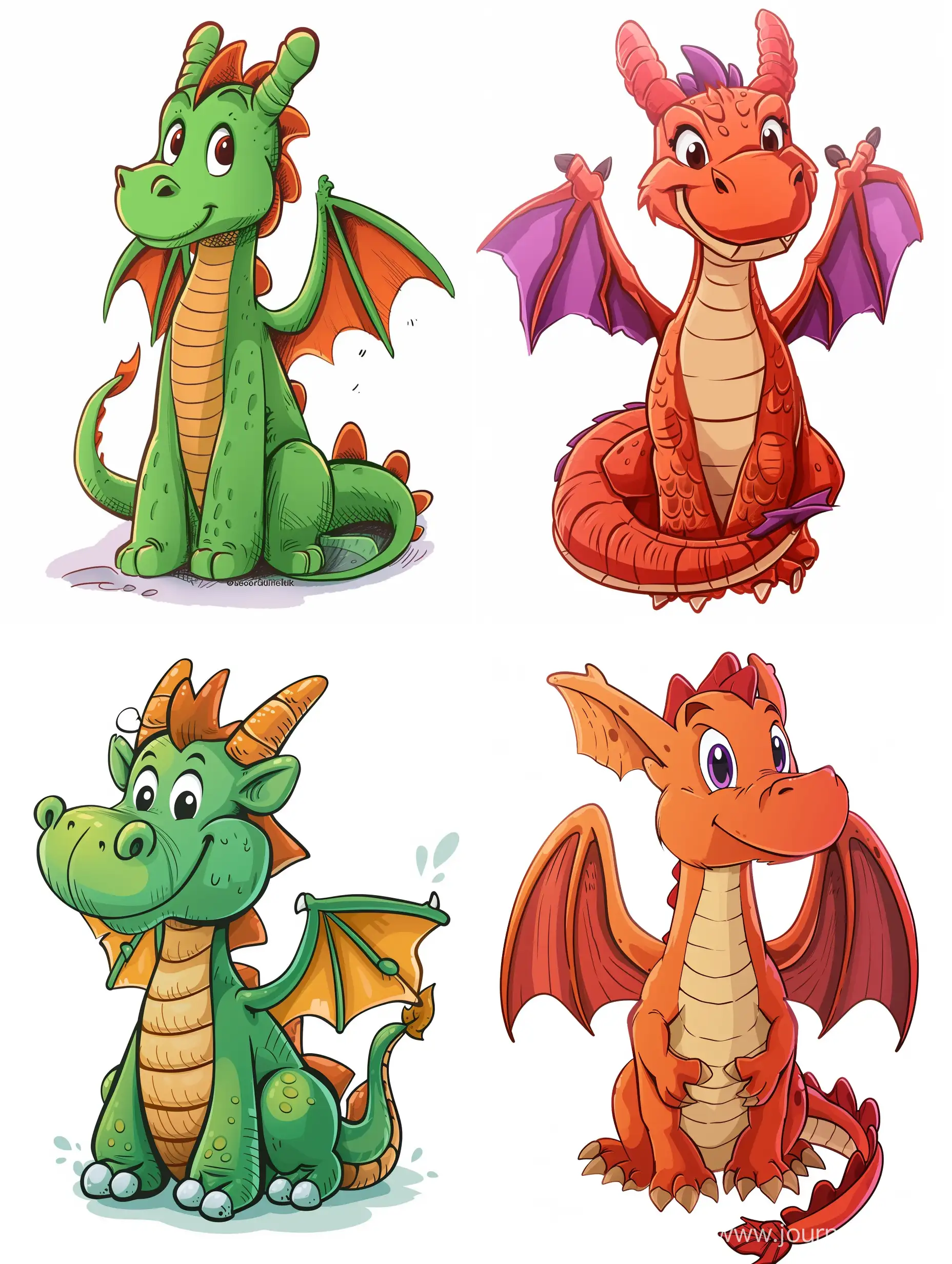 Playful-Cartoon-Dragon-Art-with-Vibrant-Colors-and-Unique-Design